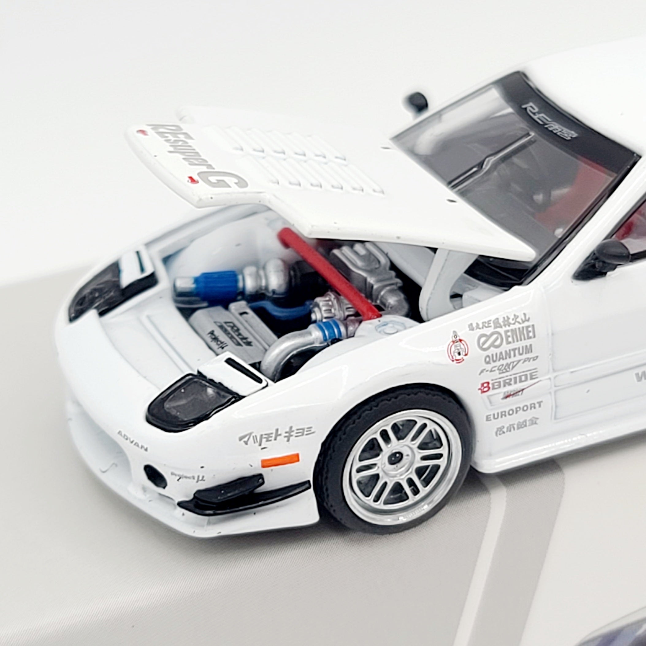 Pop Race Mazda RX-7 FC3S Re-Amemiya - 1:64, White (2026 Limited Editio