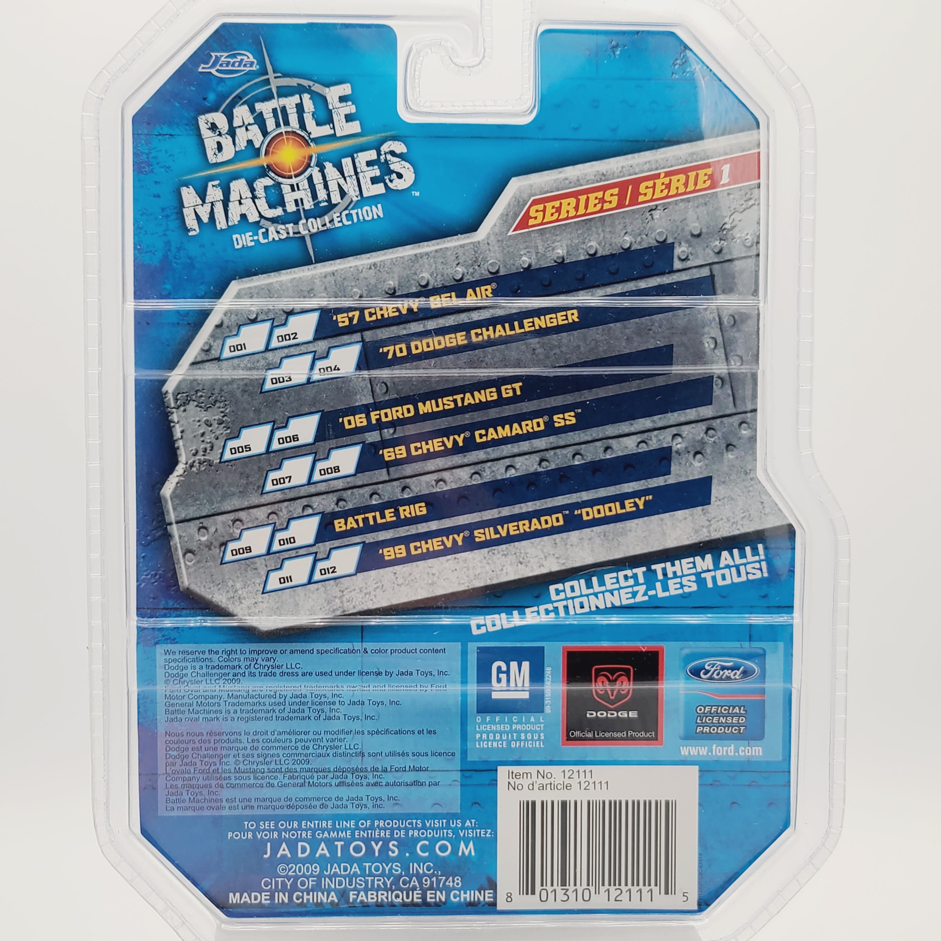 Jada Toys '69 Chevrolet Camaro SS - 1:64, Orange (2009 Battle Machines - Series 1)