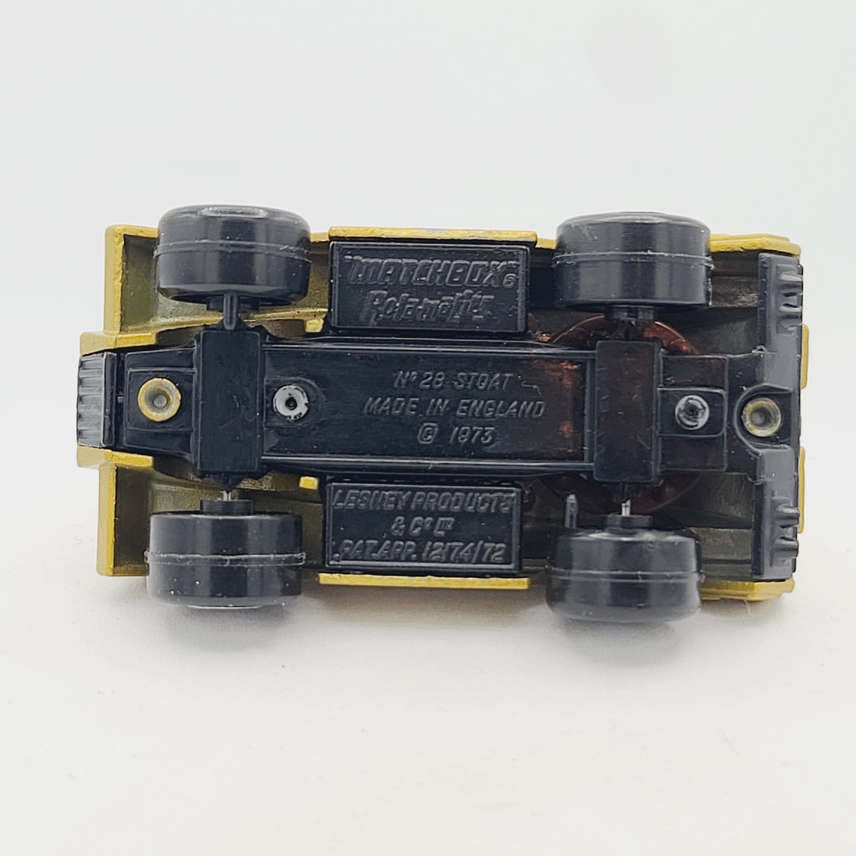 Matchbox Stout #28 - Lesney Rolamatics (1973 MBX Basic 1-75)