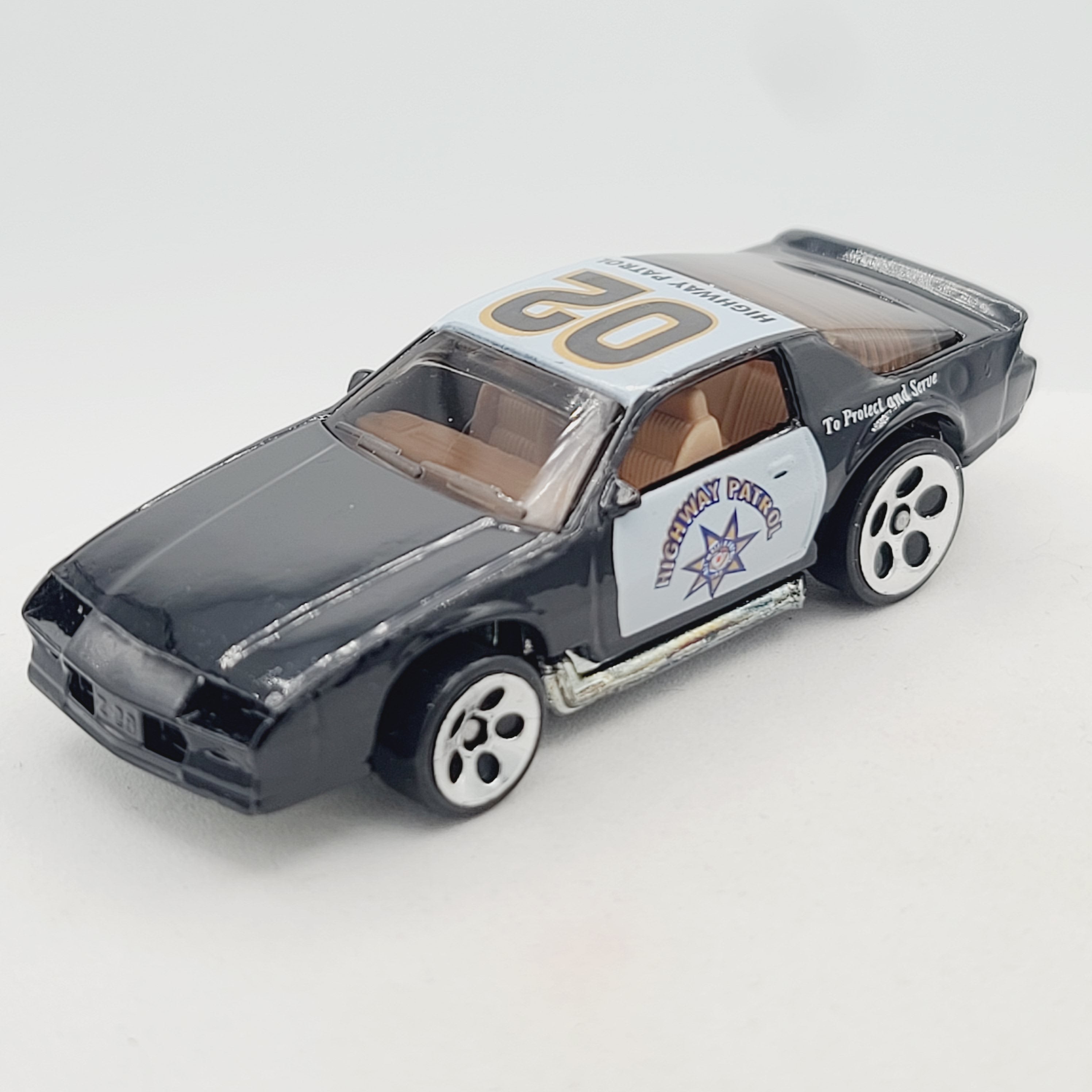 Hot Wheels Blown Camaro Z28 "Highway Patrol" Police Car - 5 Dot Wheels (1998 Multipack Exclusive)