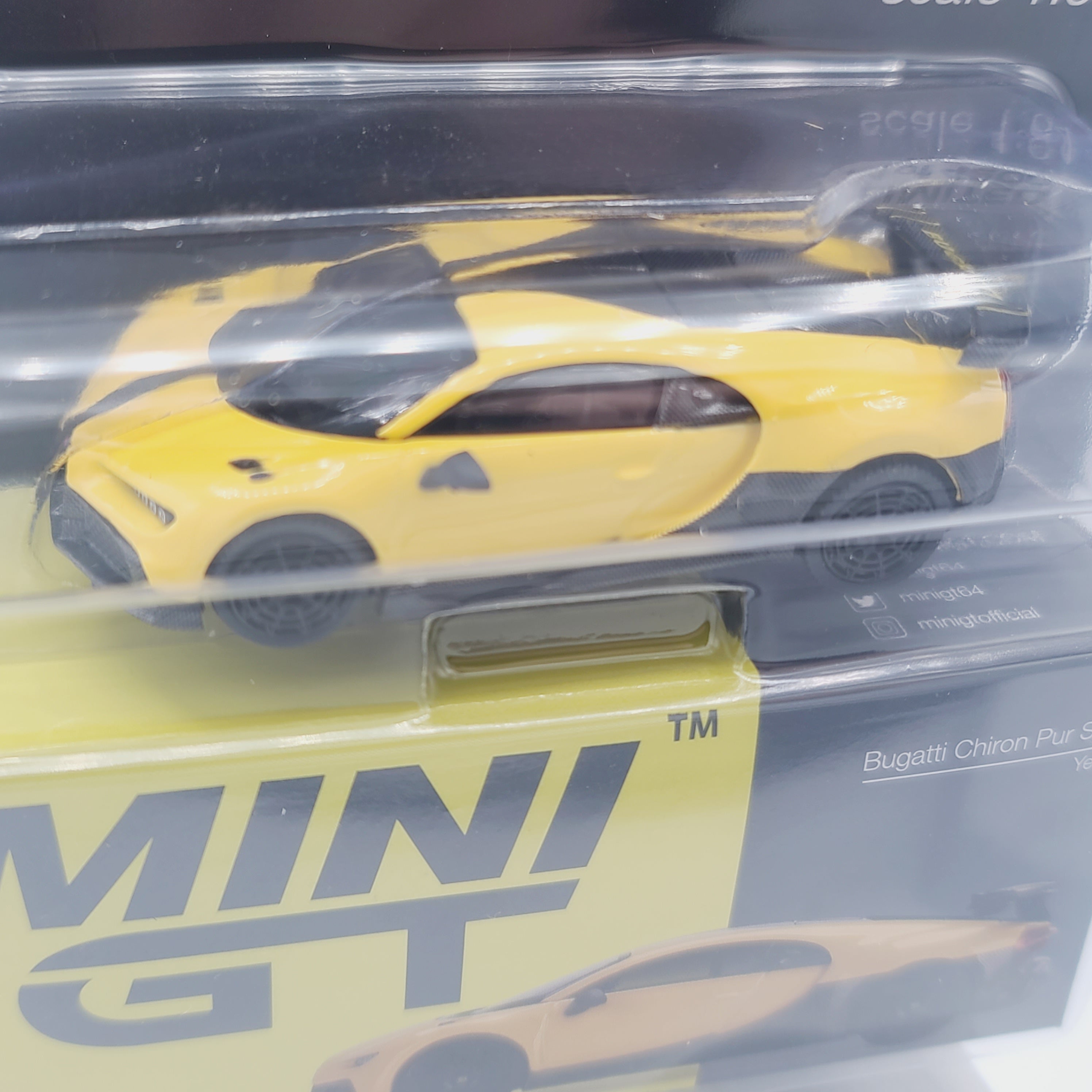 MINI GT Bugatti Chiron Pur Sport - 1:64 scale (2022 MIJO Exclusives - Limited Edition 1 of 4200)
