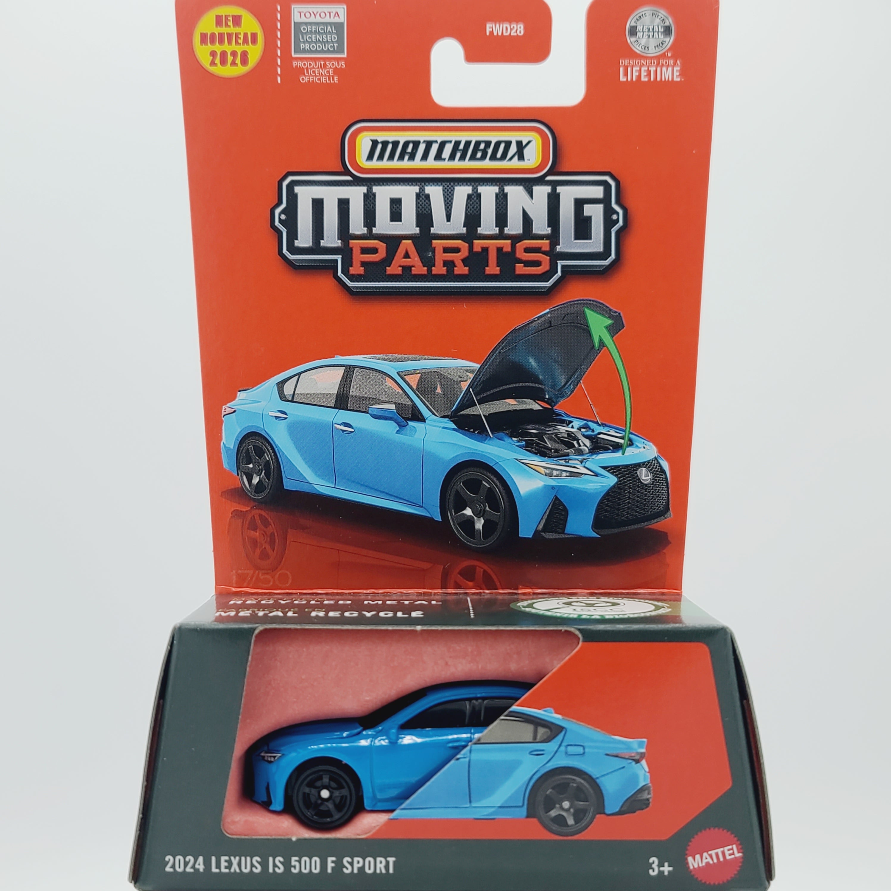 Matchbox '24 Lexus IS 500 F Sport (2026 Moving Parts Mix 2 K)