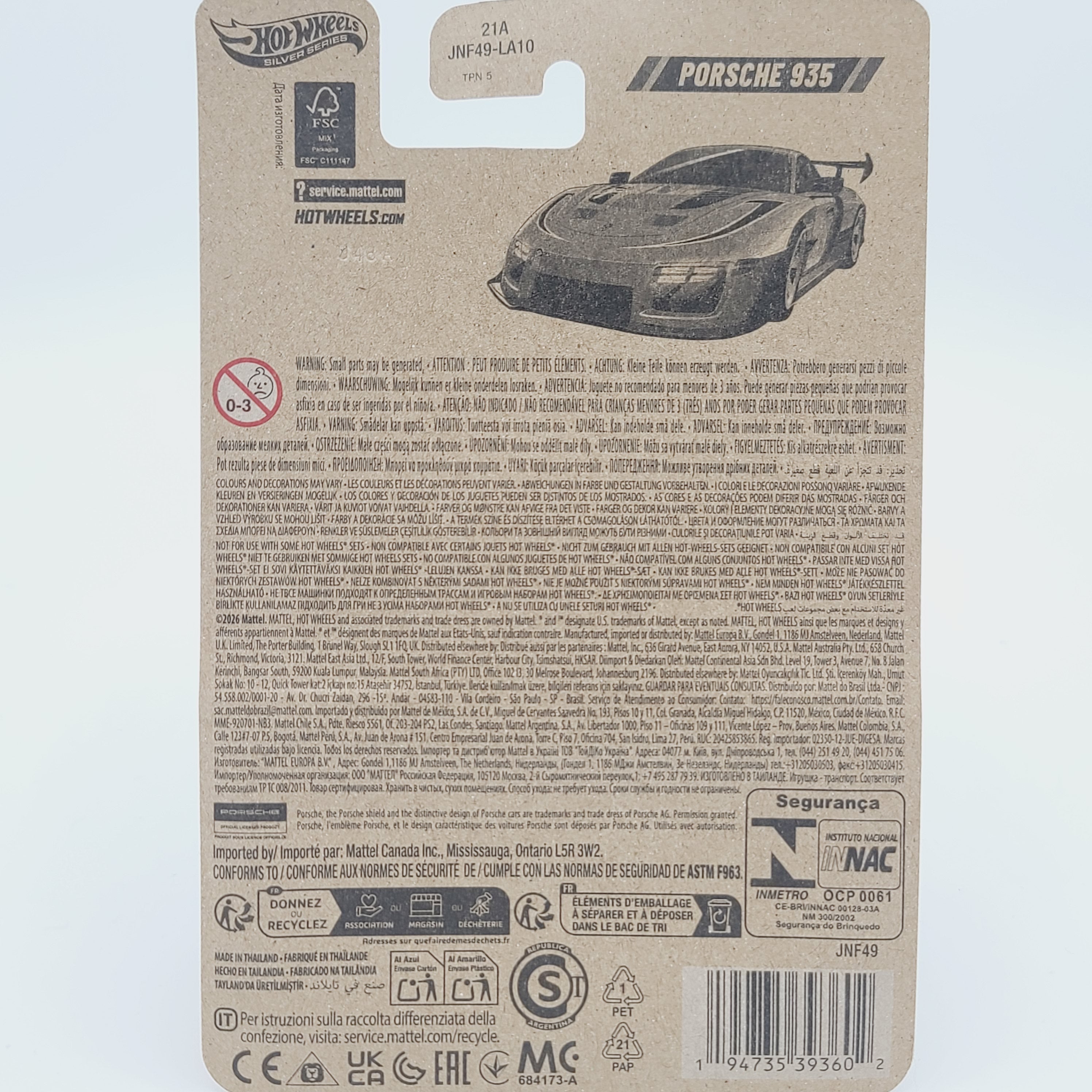 Hot Wheels Porsche 935 - Year of the Horse (2026 HW Silver Series - Lunar New Year)