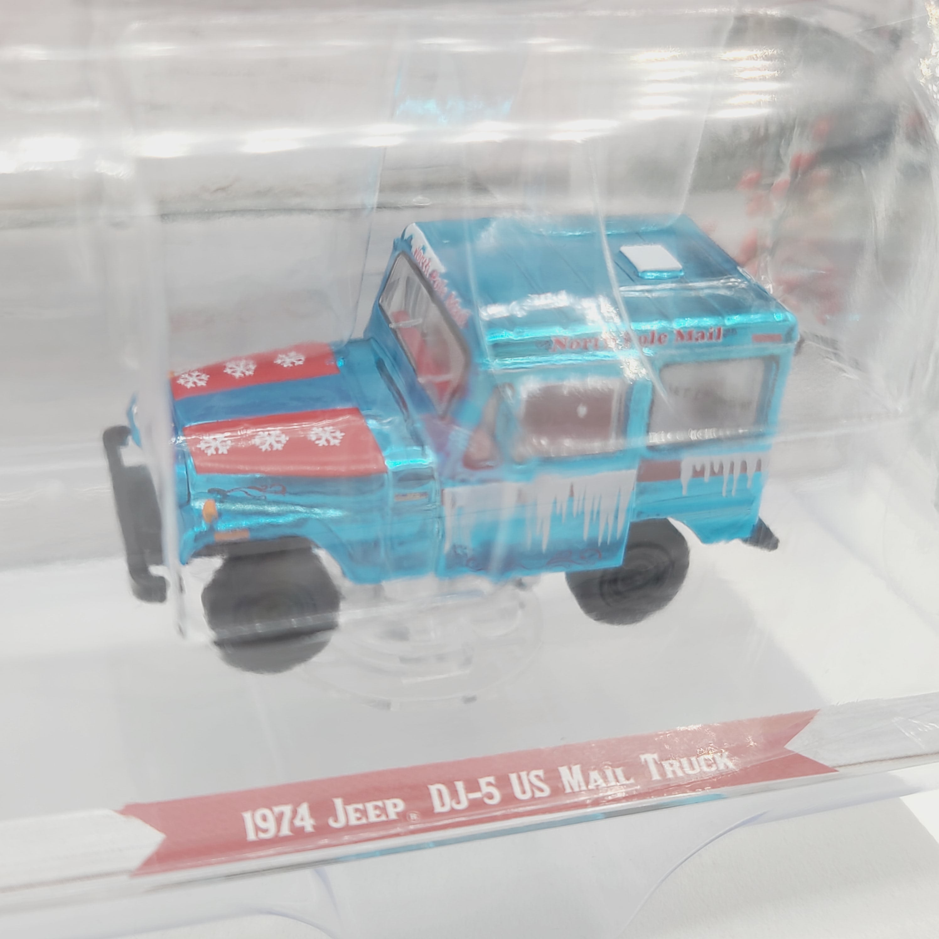 GreenLight - CHASE, BLUE CHROME - '74 Jeep DJ-5 USPS Mail Truck - 1:64