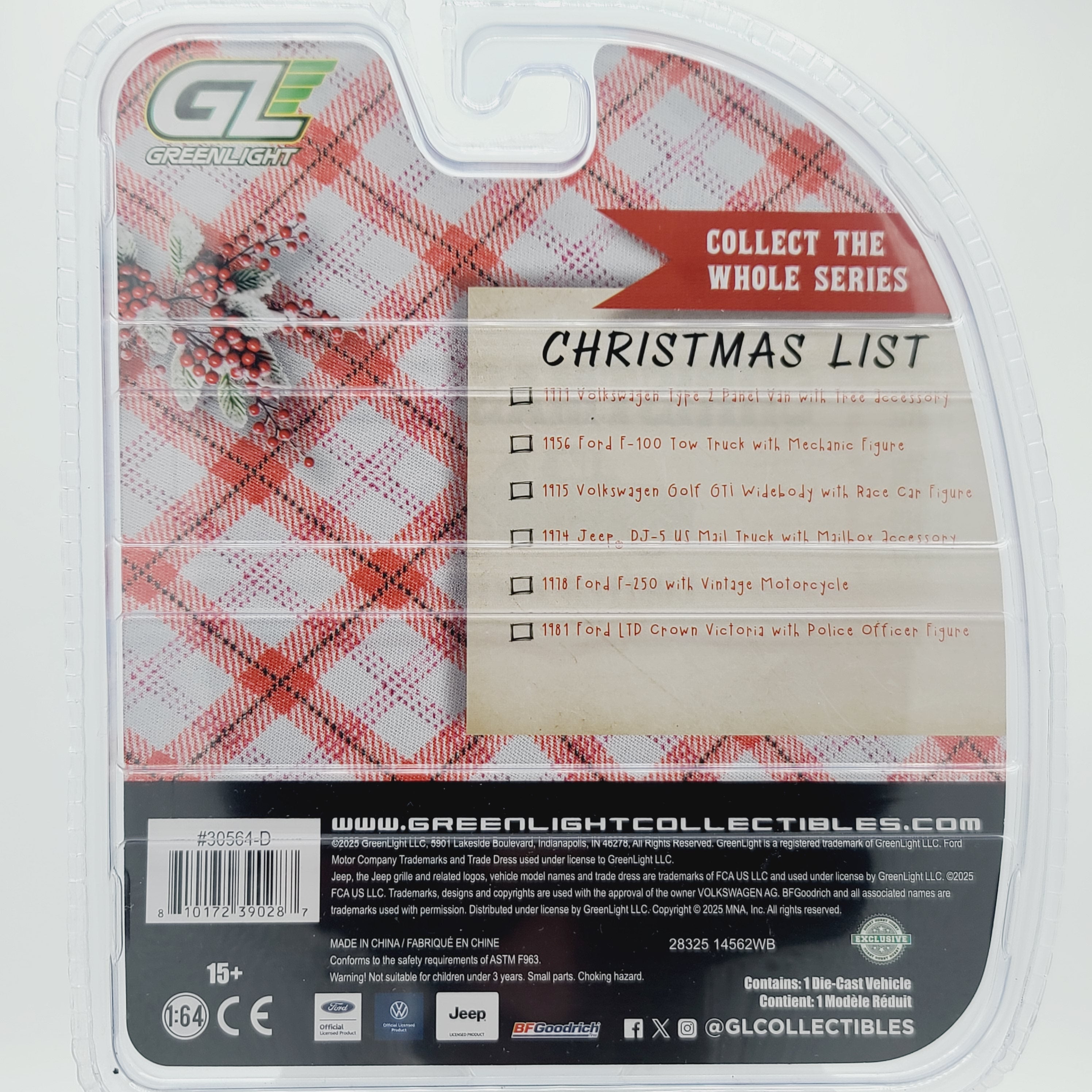 GreenLight '56 Ford F-100 Tow Truck - 1:64 (2025 Christmas - Hobby Exclusive)