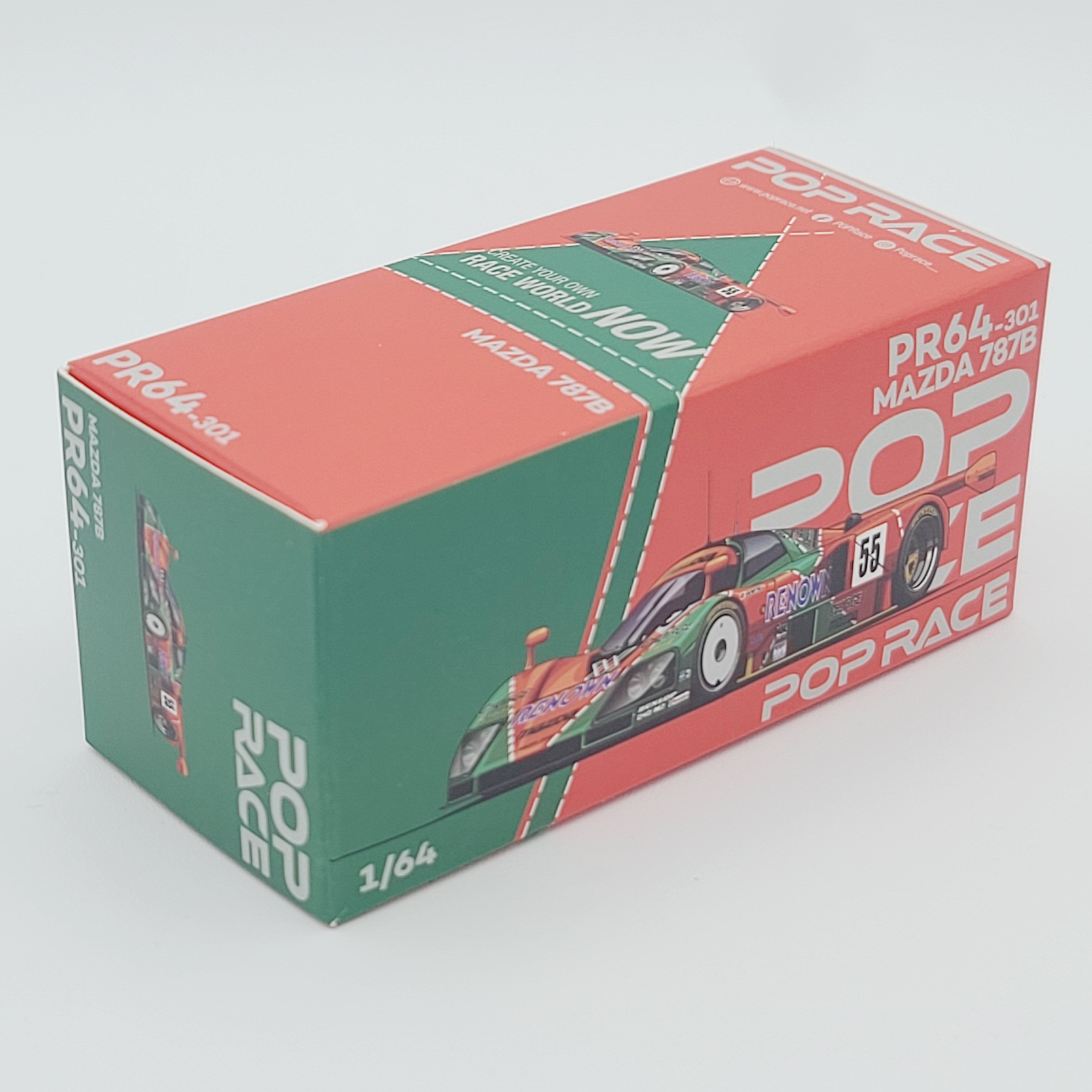 Pop Race Mazda 787B #55 Renown - 1:64, 1991 Le Mans (2026 Limited Edition)