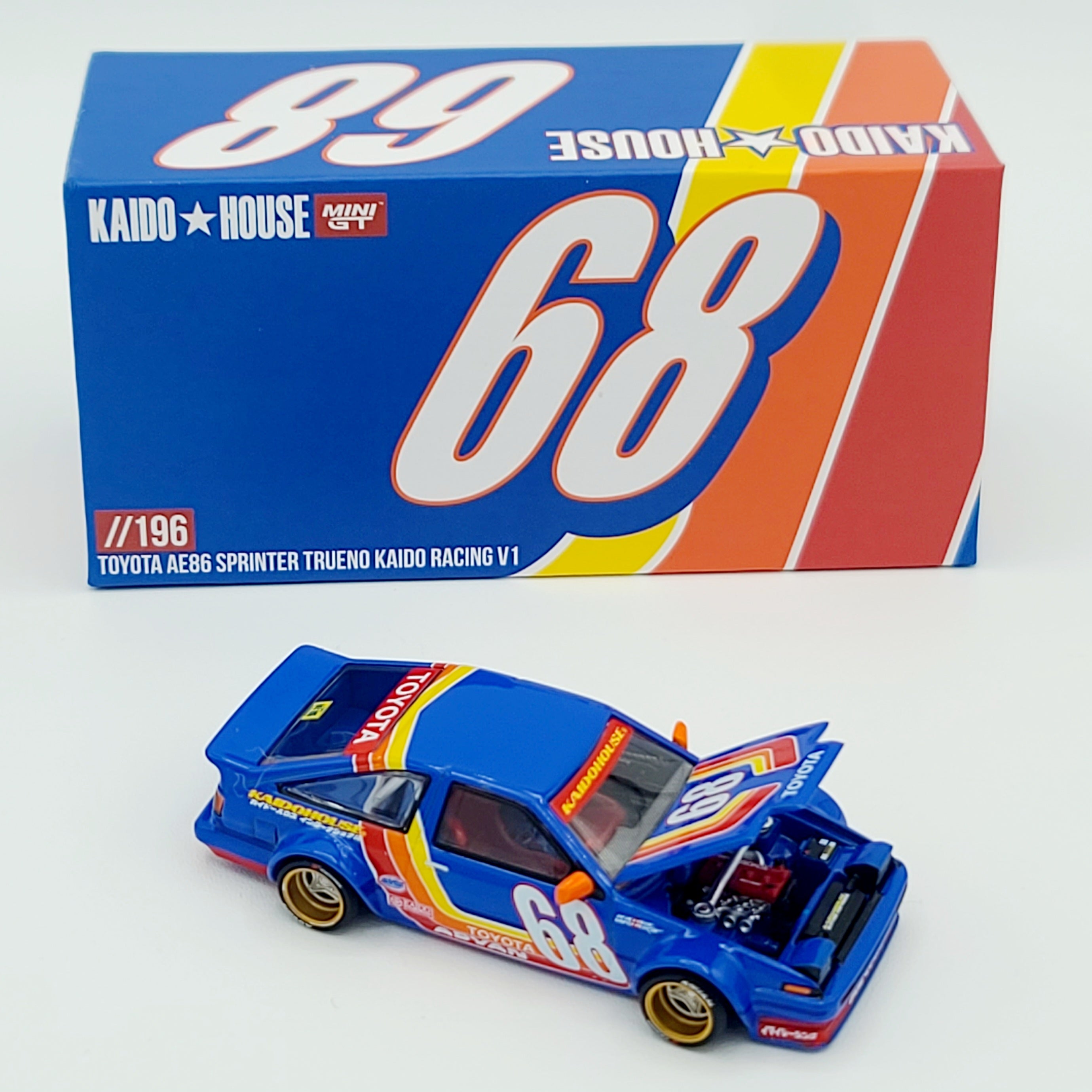 Kaido House x Mini GT Toyota AE86 Sprinter Trueno Kaido Racing V1 - 1:
