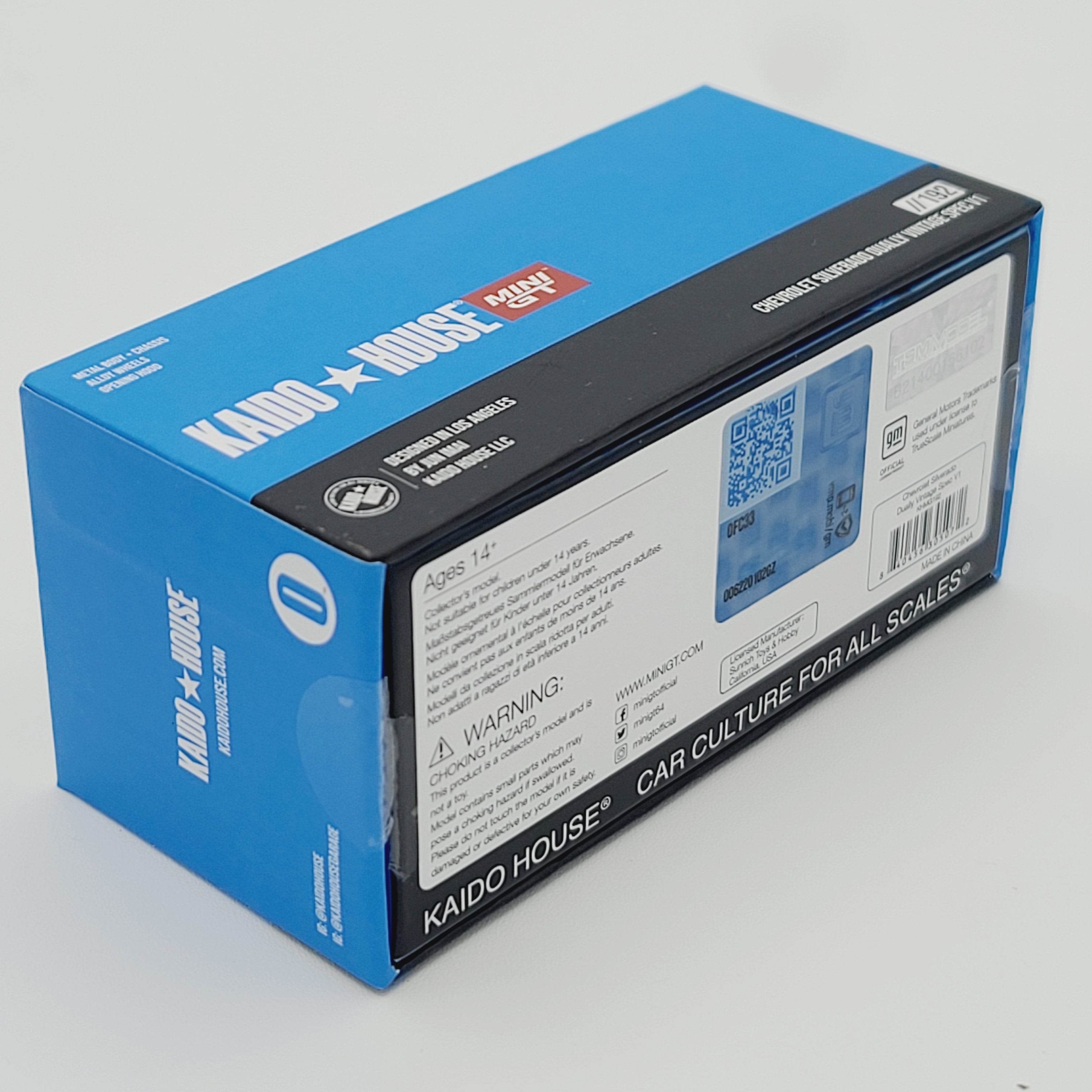 Kaido House x Mini GT - CHASE - Chevrolet Silverado Dually Kaido Vintage Spec V1 - 1:64 (2026 Limited Edition)