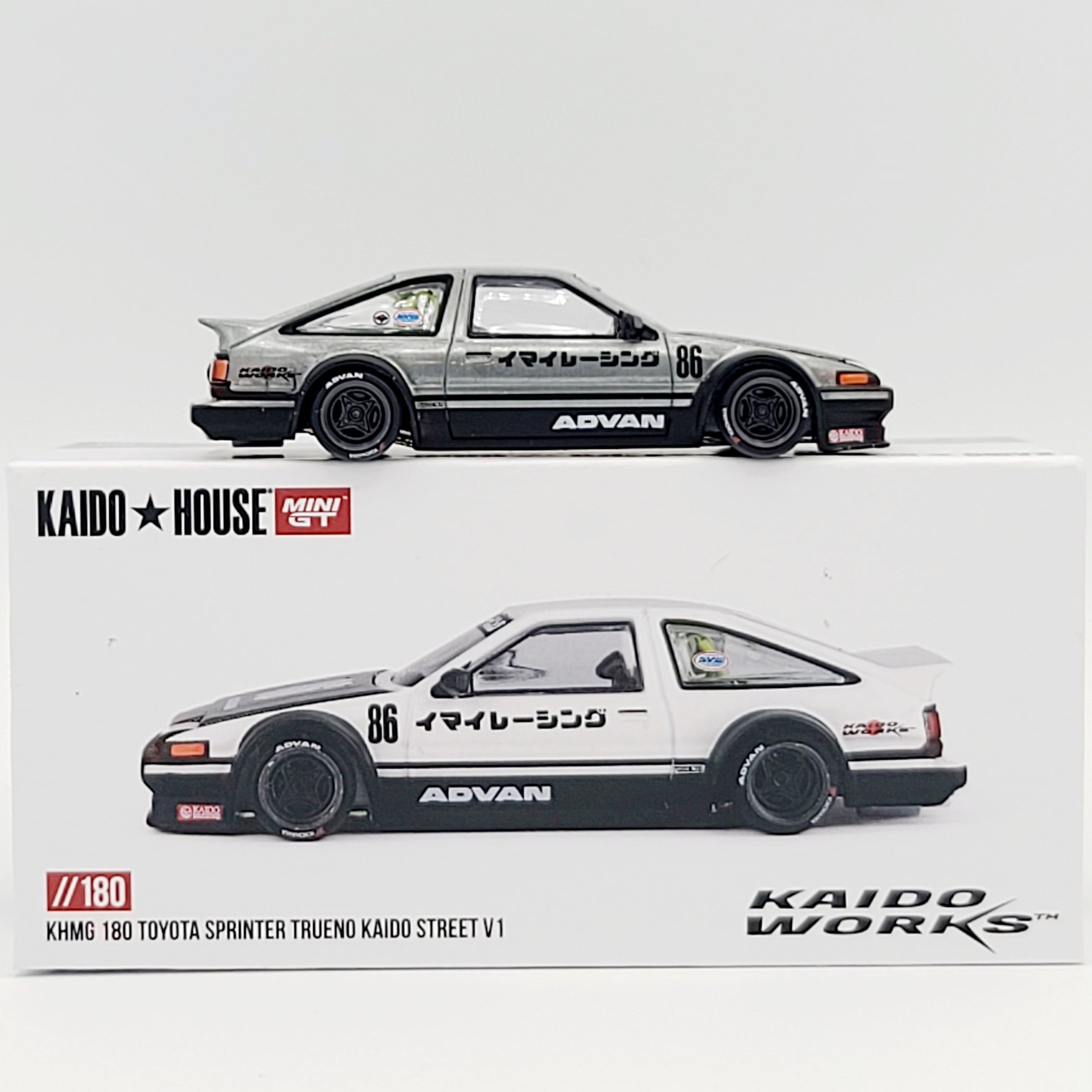 Kaido House x Mini GT - CHASE - Toyota AE86 Sprinter Trueno Kaido Street V1 - 1:64 (2026 Limited Edition)