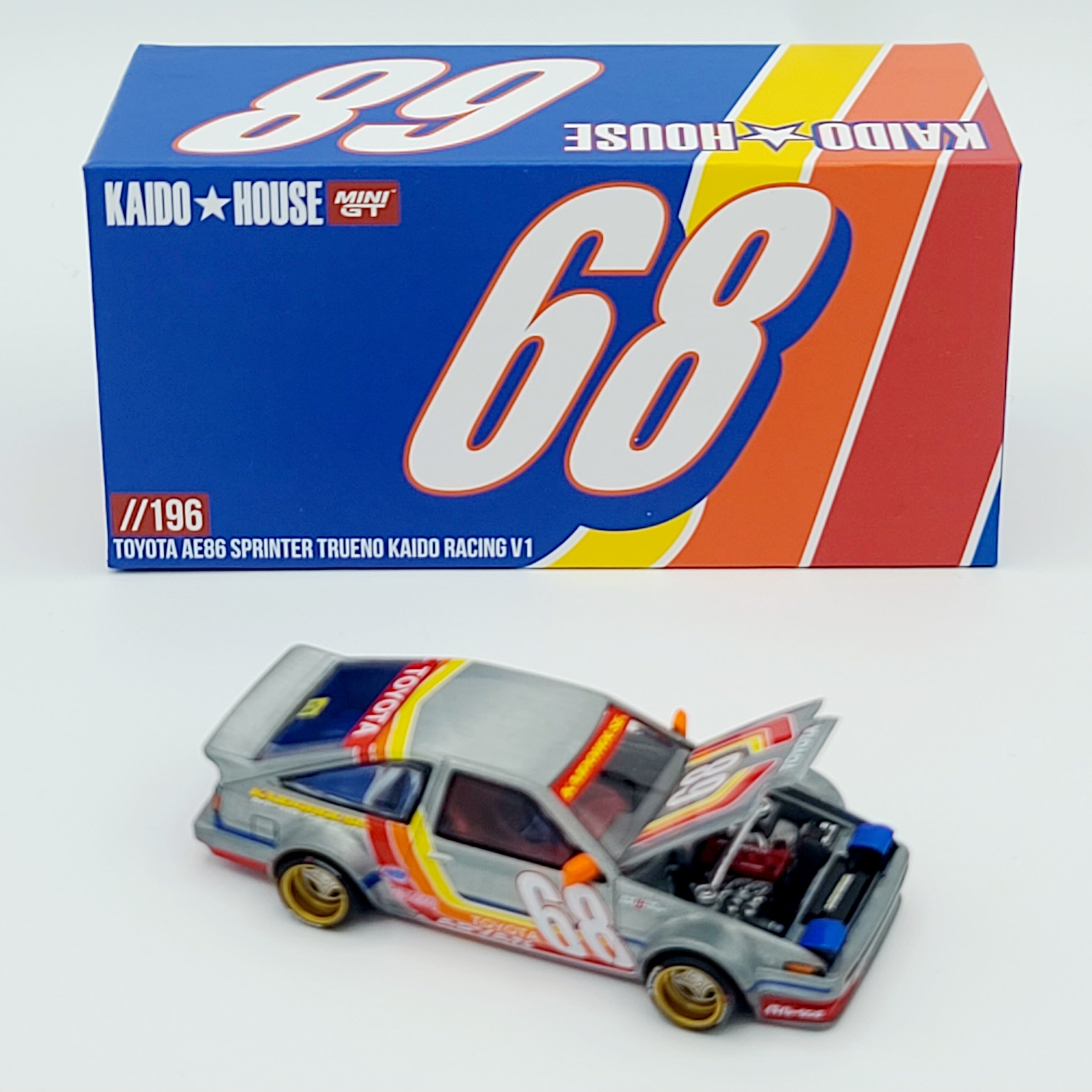 Kaido House x Mini GT - CHASE - Toyota AE86 Sprinter Trueno Kaido Racing V1 - 1:64 (2026 Limited Edition)
