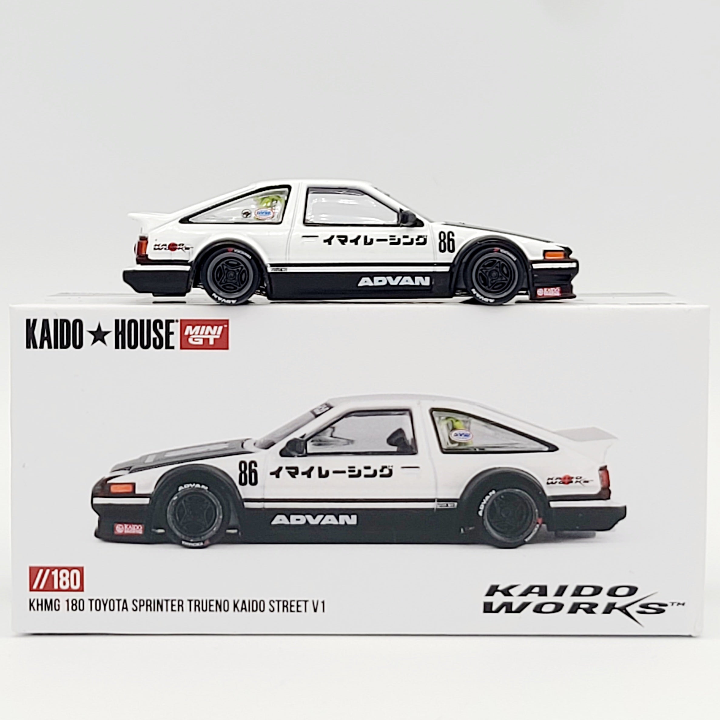 Kaido House x Mini GT Toyota AE86 Sprinter Trueno Kaido Street V1 - 1:64 (2026 Limited Edition)