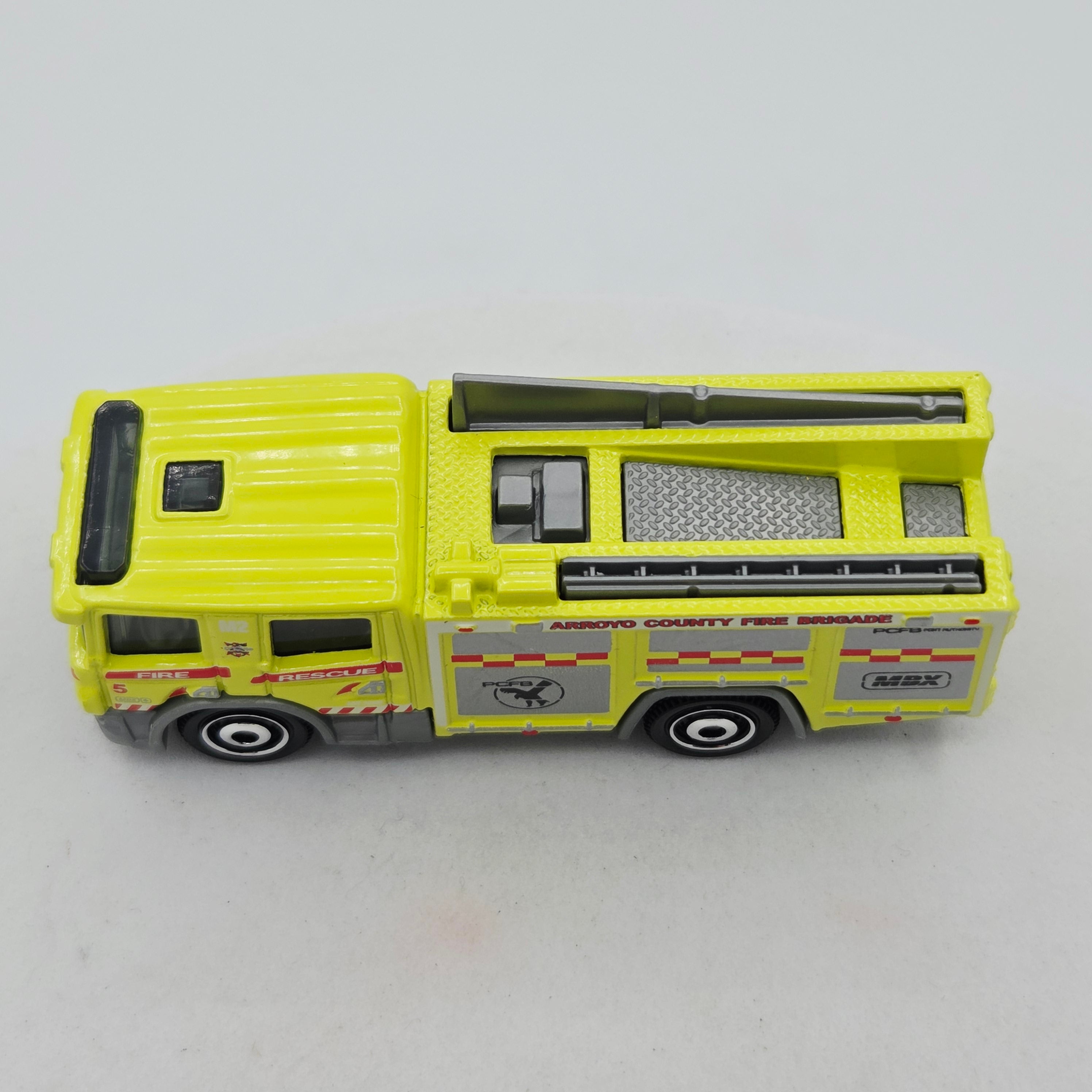 Matchbox Scania P360 Fire Truck "Arroyo County Fire" (2019 MBX Basic - Rescue)