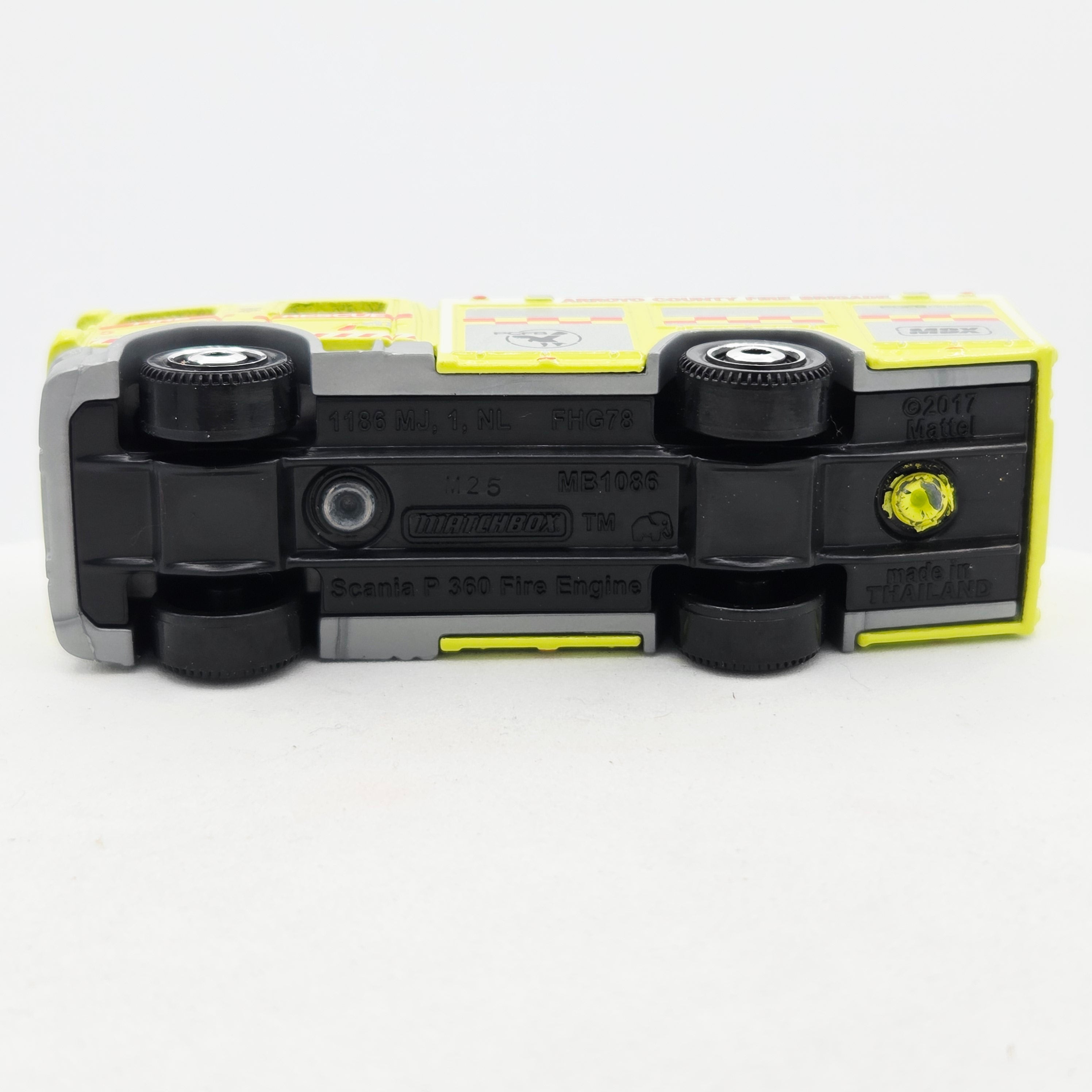 Matchbox Scania P360 Fire Truck "Arroyo County Fire" (2019 MBX Basic - Rescue)