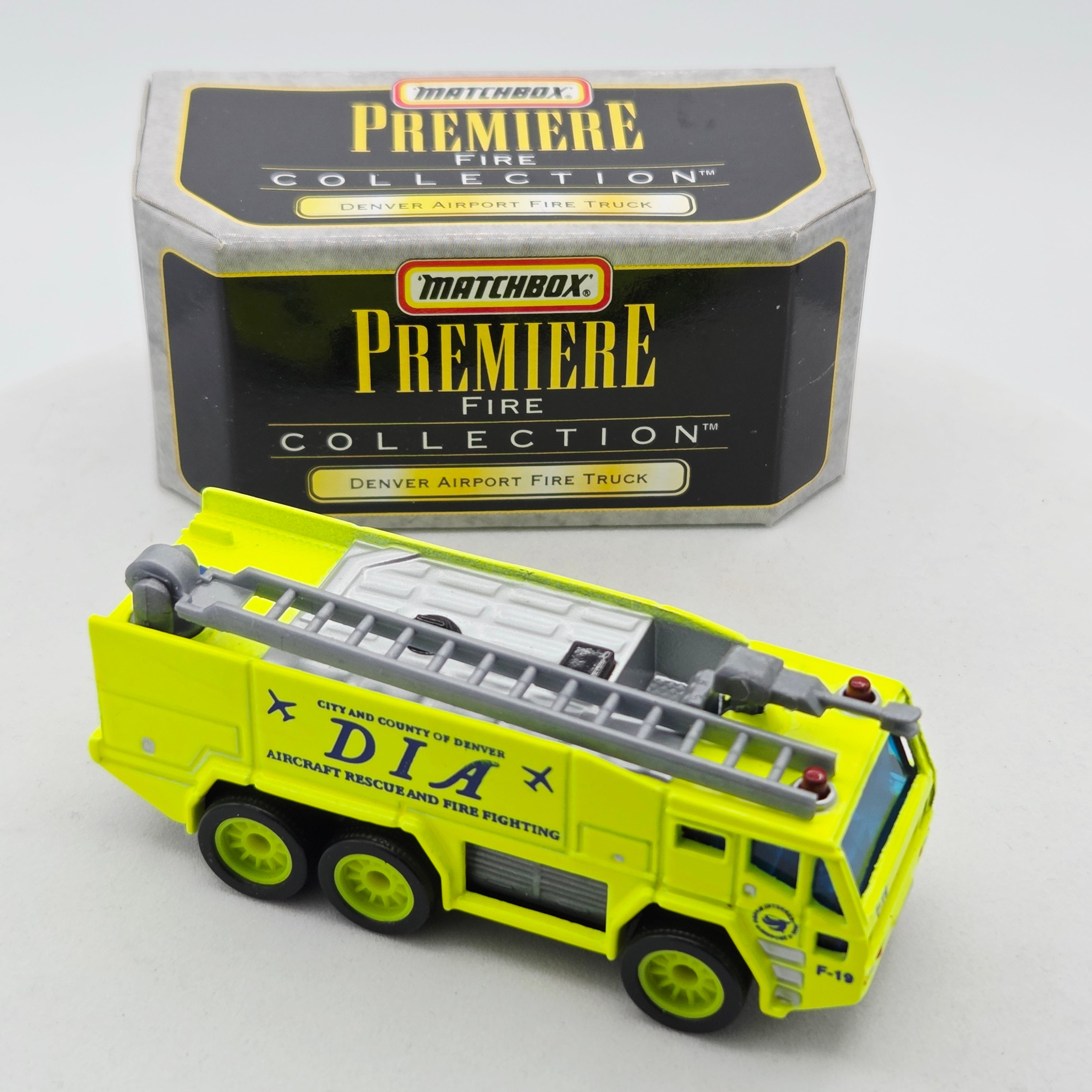 Matchbox Airport Fire Truck "Denver International" (1999 MBX Premiere Collection - Fire)
