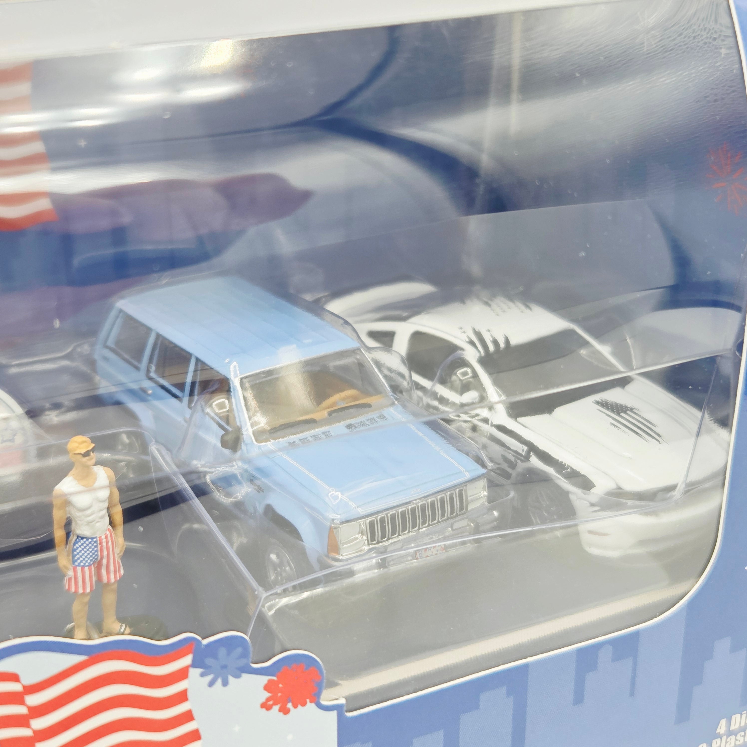 GreenLight "Summer Cookout Diorama" Box Set - Chevrolet, Jeep, Ford - 1:64 (2026 Limited Edition)