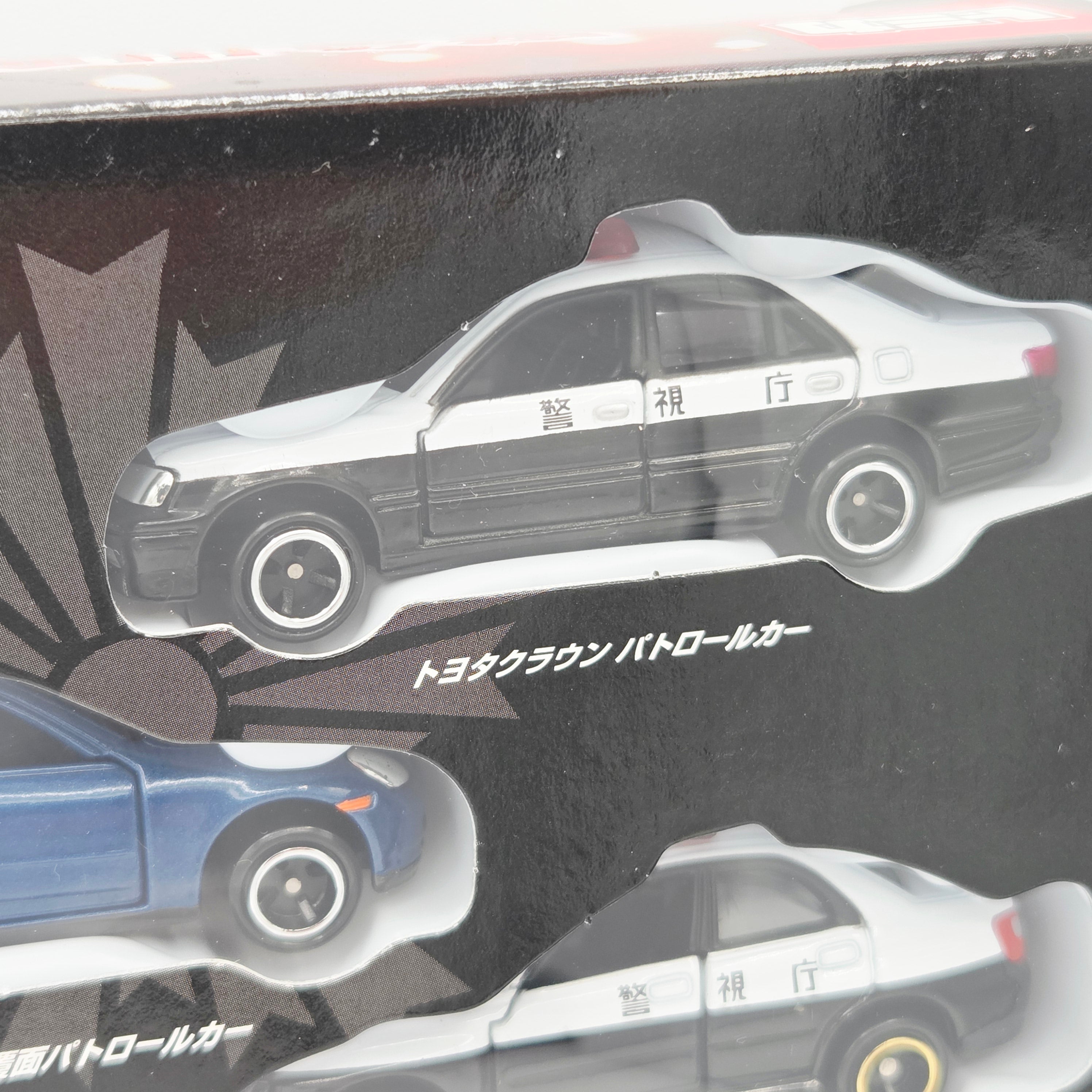 Takara Tomy - Dispatch 24 Hours - Emergency Vehicle Box Set of 6 Cars - Toyota, Skyline, Impreza (Tomica)