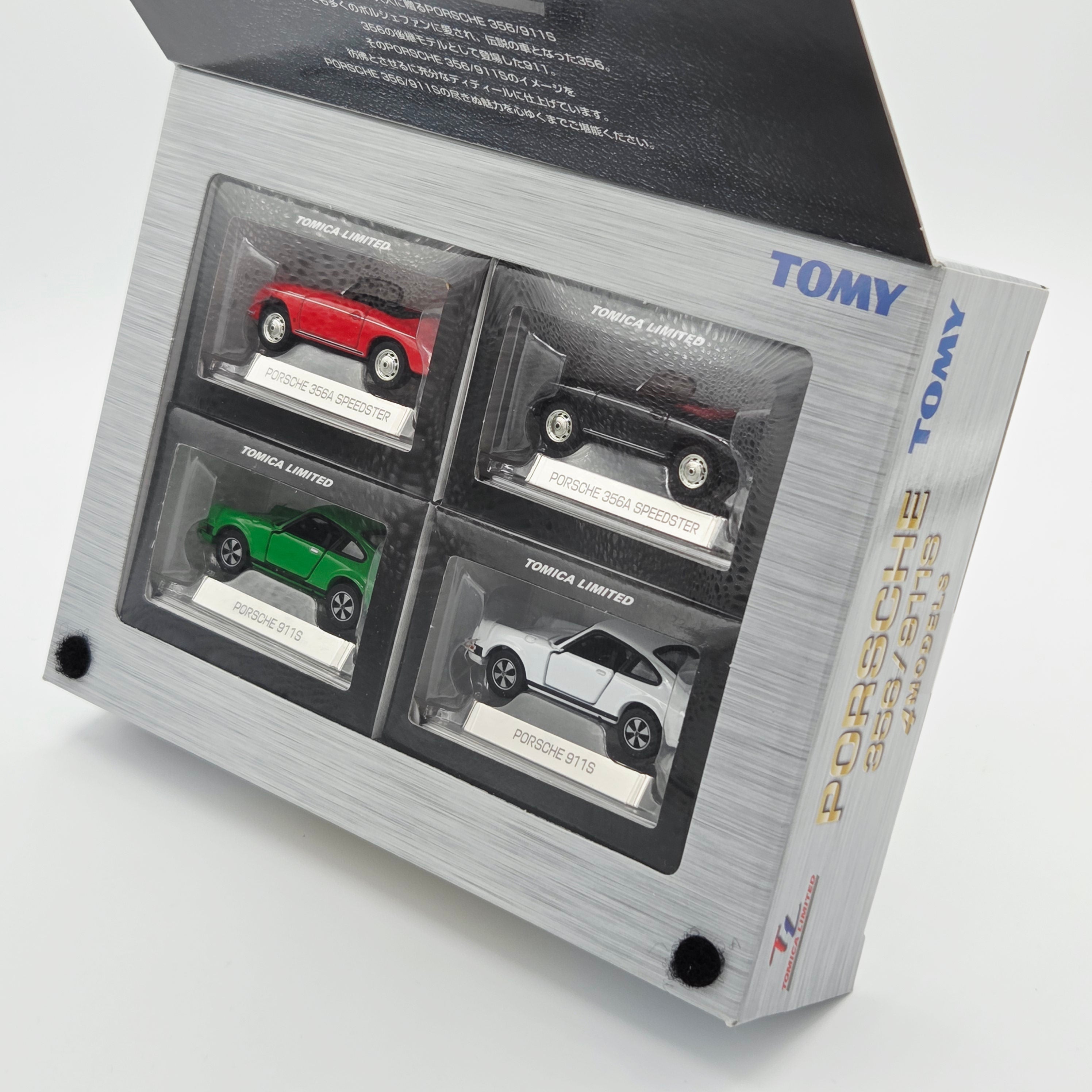 【トミカリミテッド】PORCHE 356 / 911S　4モデルセット Tomica Limited - Porsche 356 / Porsche 911 S - Box Set (4 Cars)