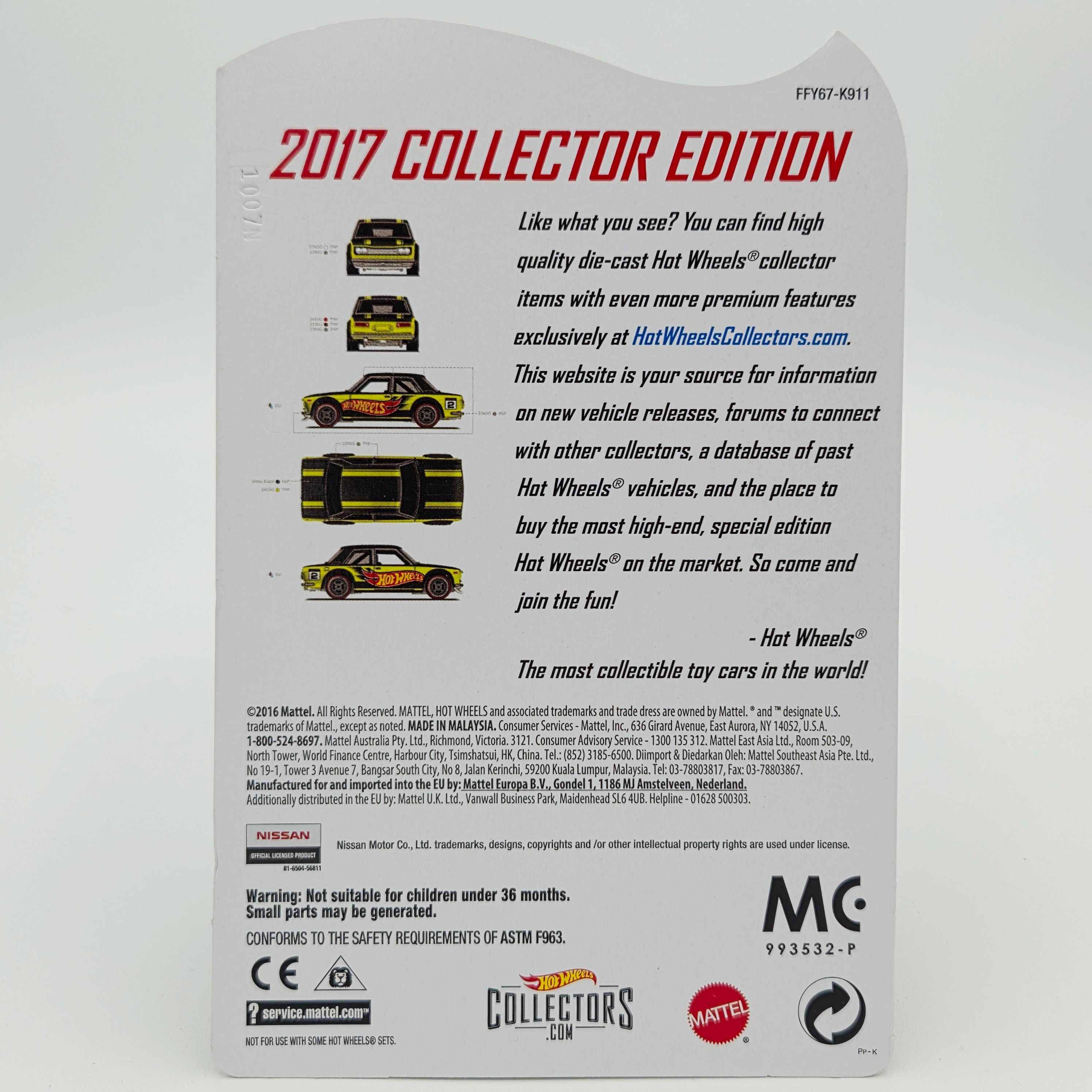 Hot Wheels RLC Datsun Bluebird 510 (2017 K-Mart Mail-In Exclusive)
