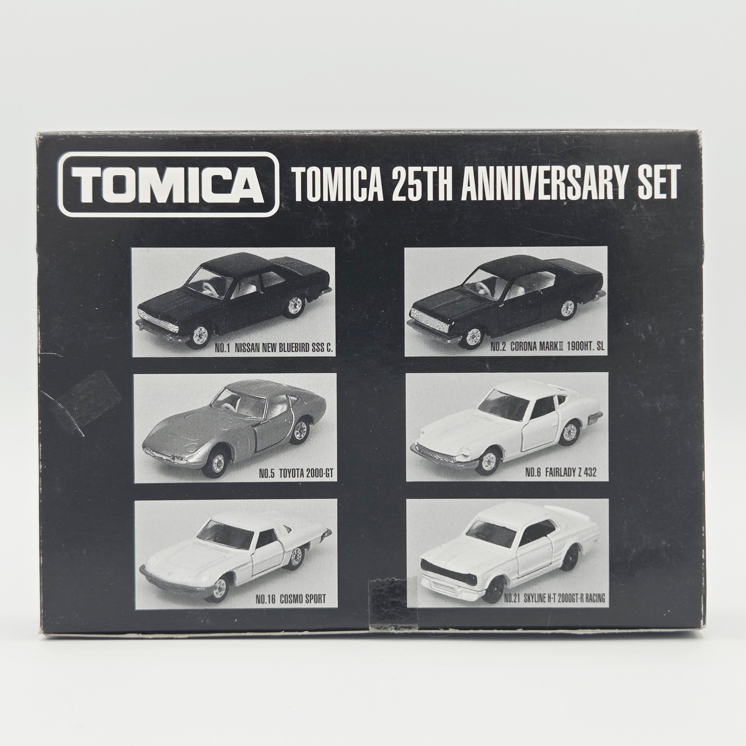 Tomica - 25th Anniversary Box Set of 6 Cars - Nissan, Toyota