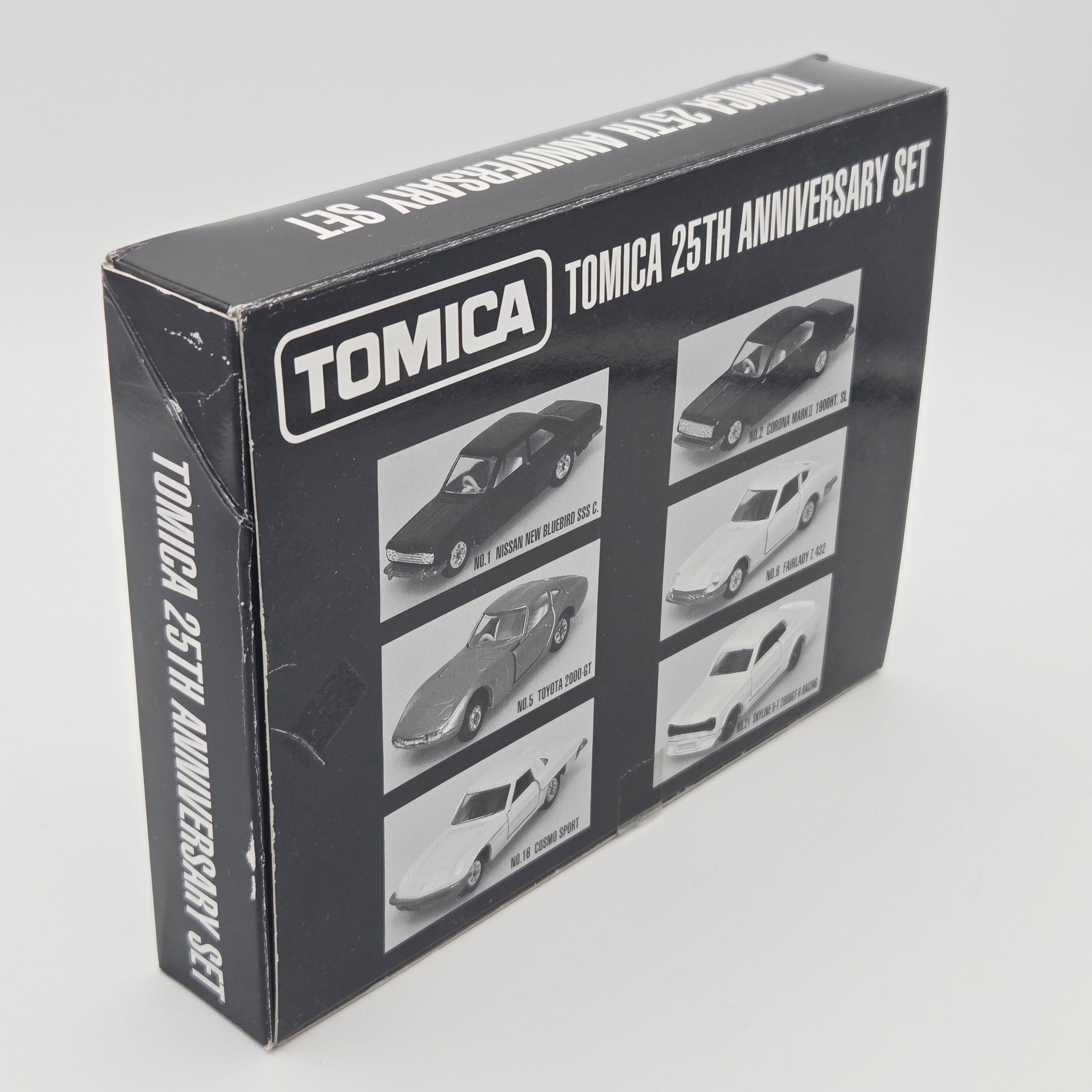 Tomica - 25th Anniversary Box Set of 6 Cars - Nissan, Toyota