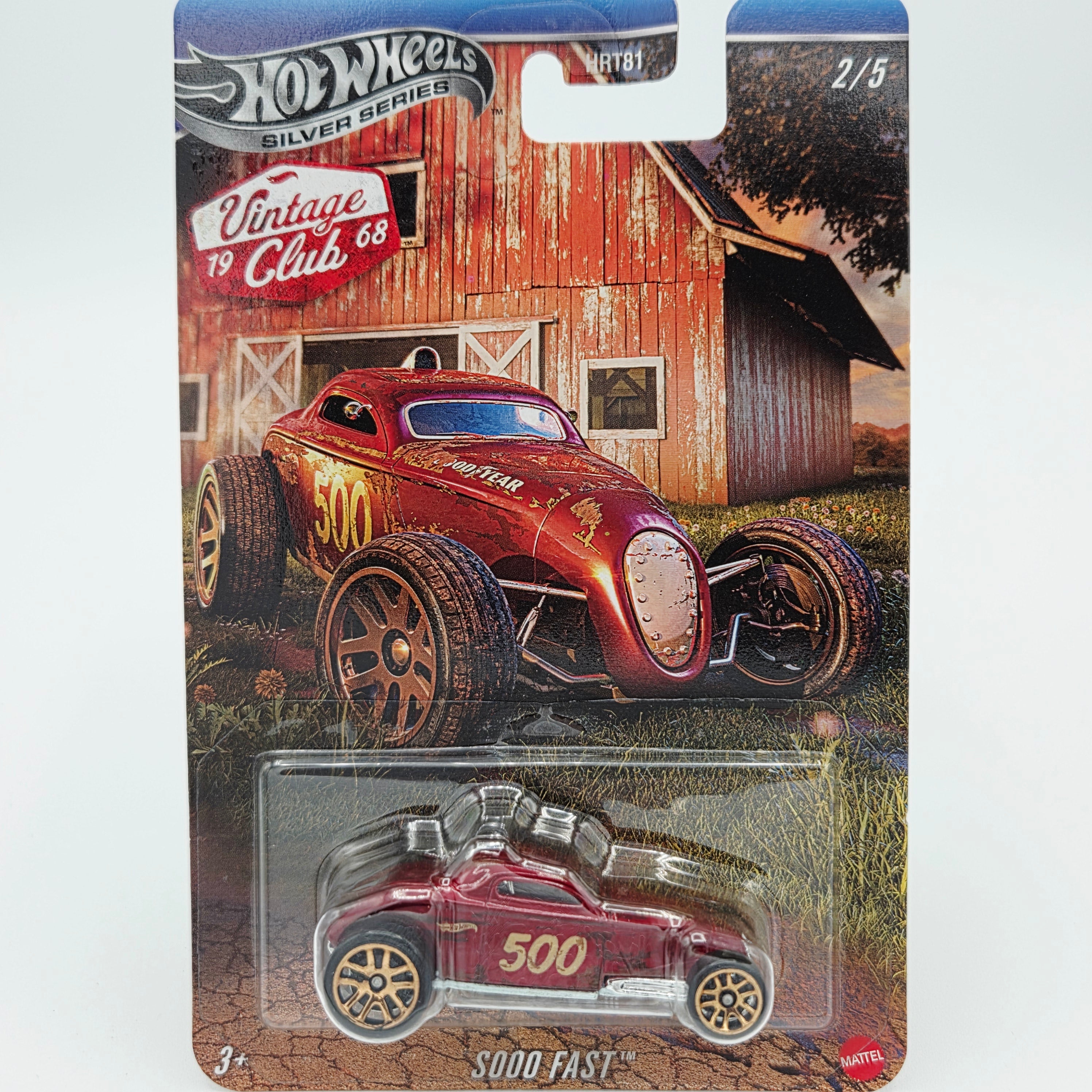Hot Wheels - 2026 Silver Series Mix 1 - Vintage Club '68 (Set of 5 Cars)