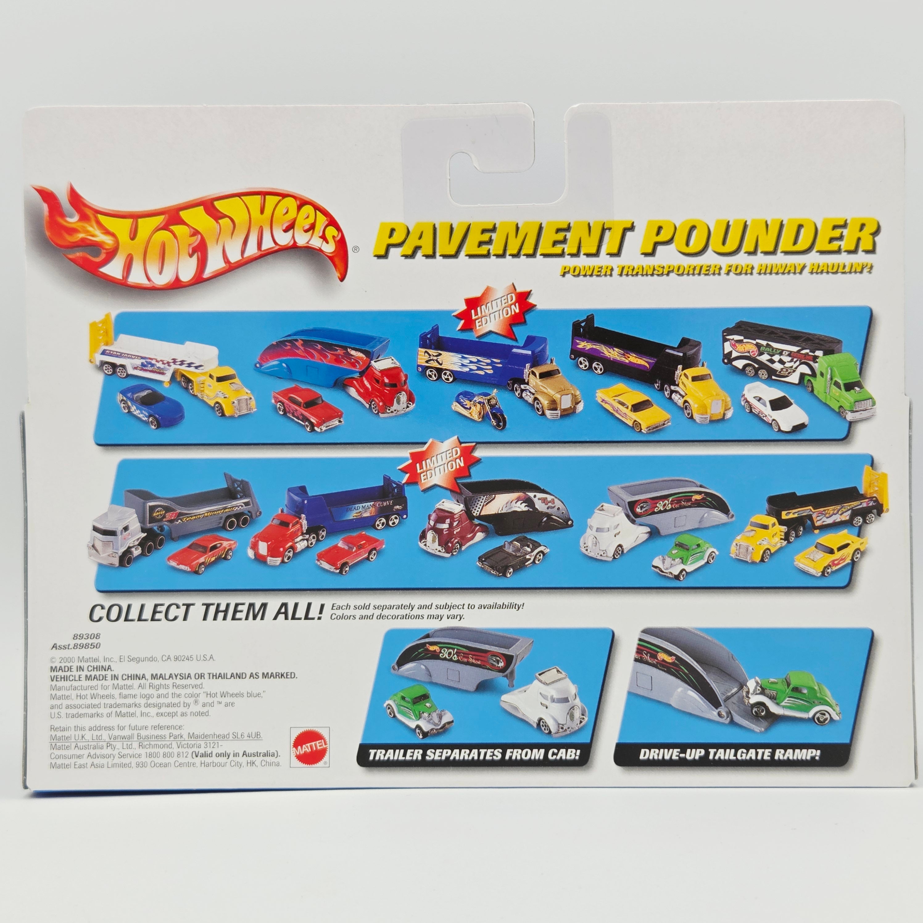 Hot Wheels Exclusive '59 Chevrolet Impala w/ Semi Truck (2000 Pavement Pounders)