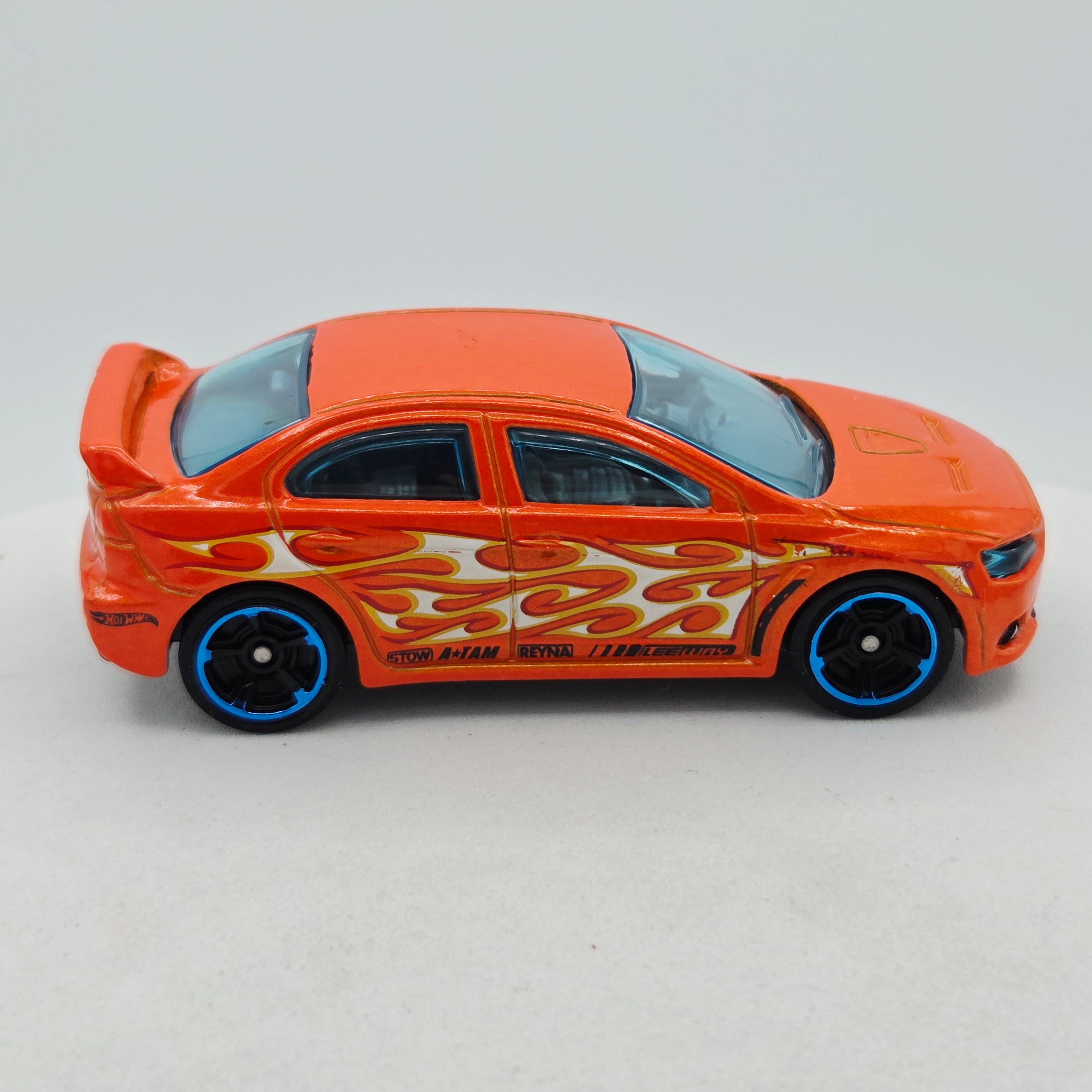 Hot Wheels '08 Mitsubishi Lancer Evolution (2012 HW Basic - Heat Fleet)
