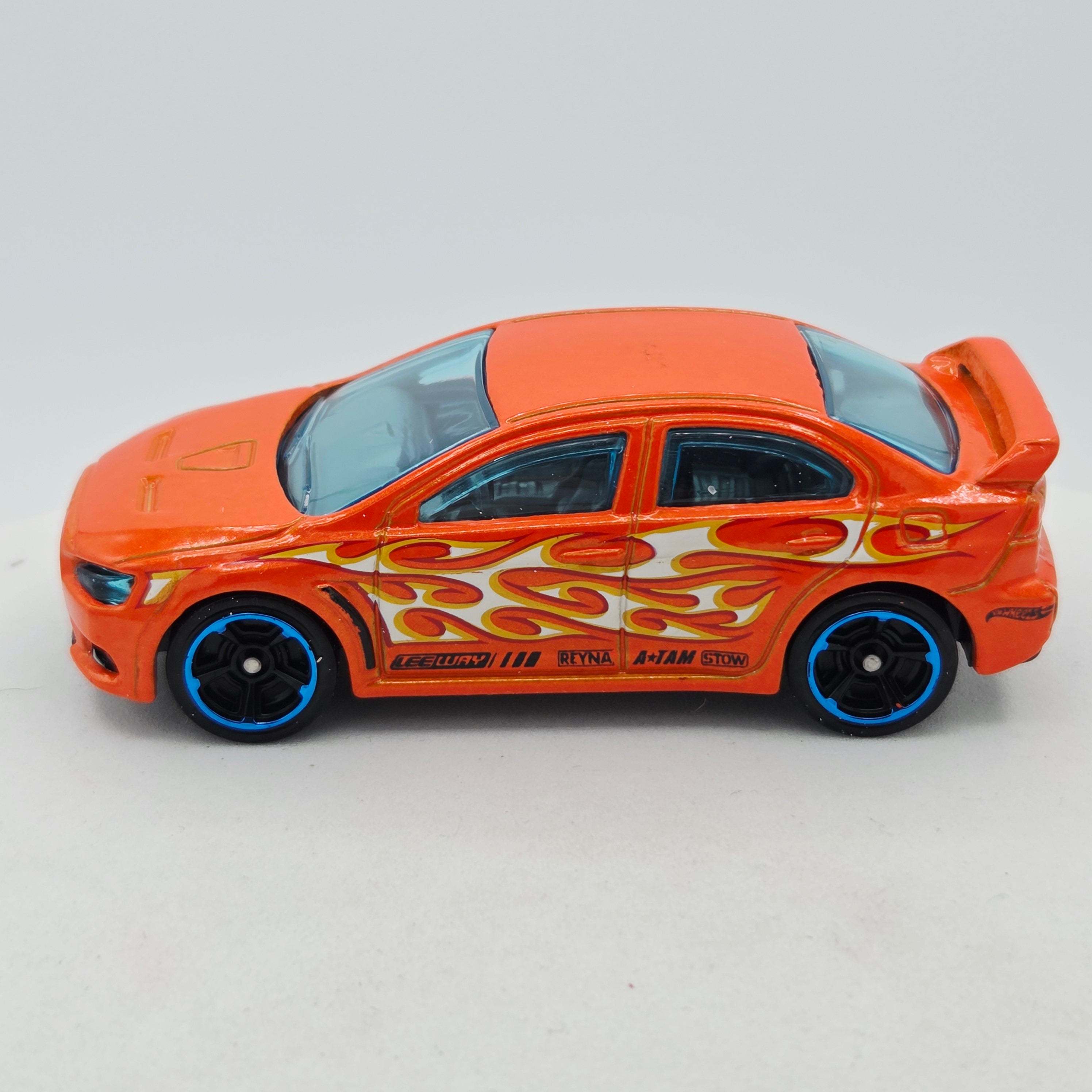 Hot Wheels '08 Mitsubishi Lancer Evolution (2012 HW Basic - Heat Fleet)