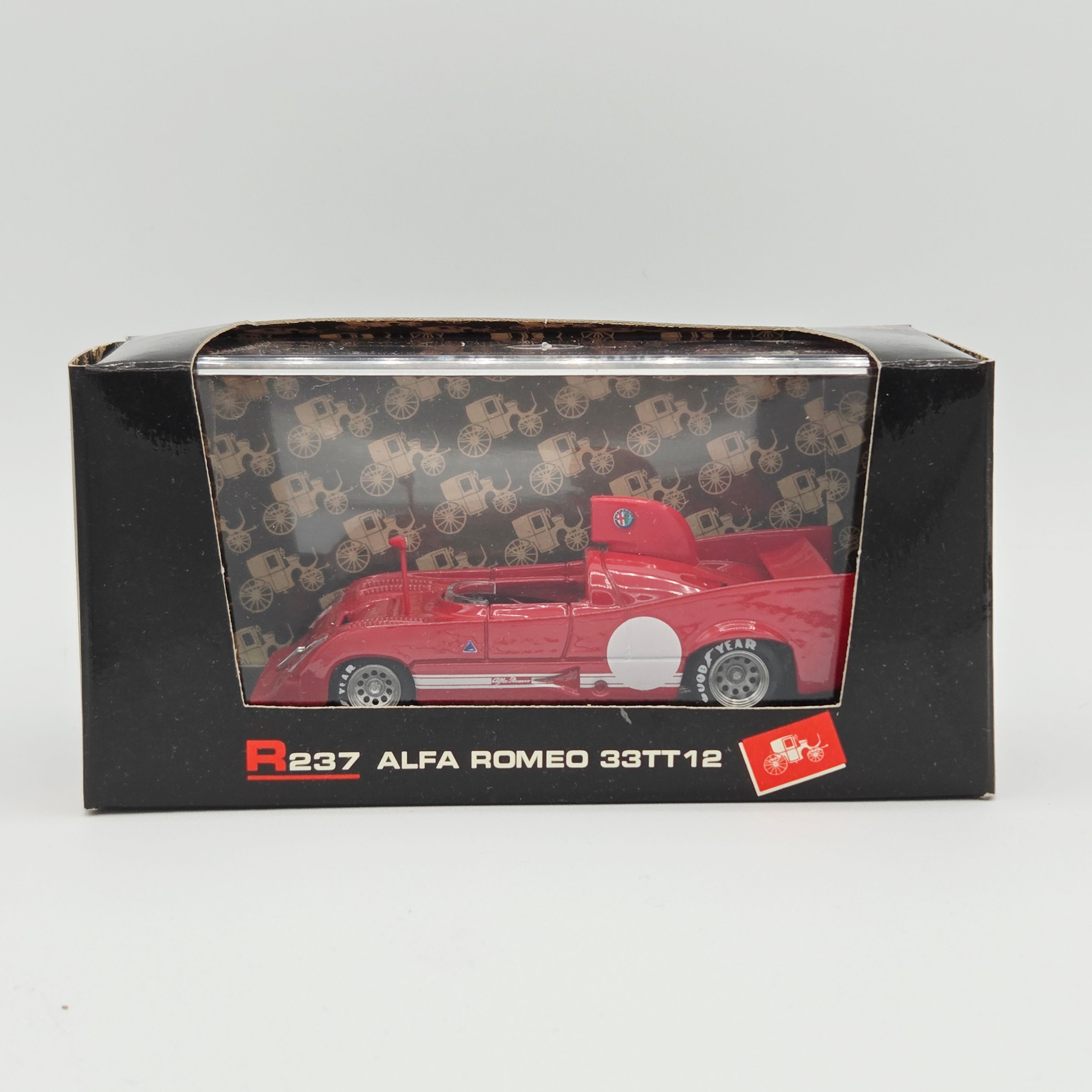 Brumm - R237 Alfa Romeo 33TT12 Race Car - 1:43 Scale Model