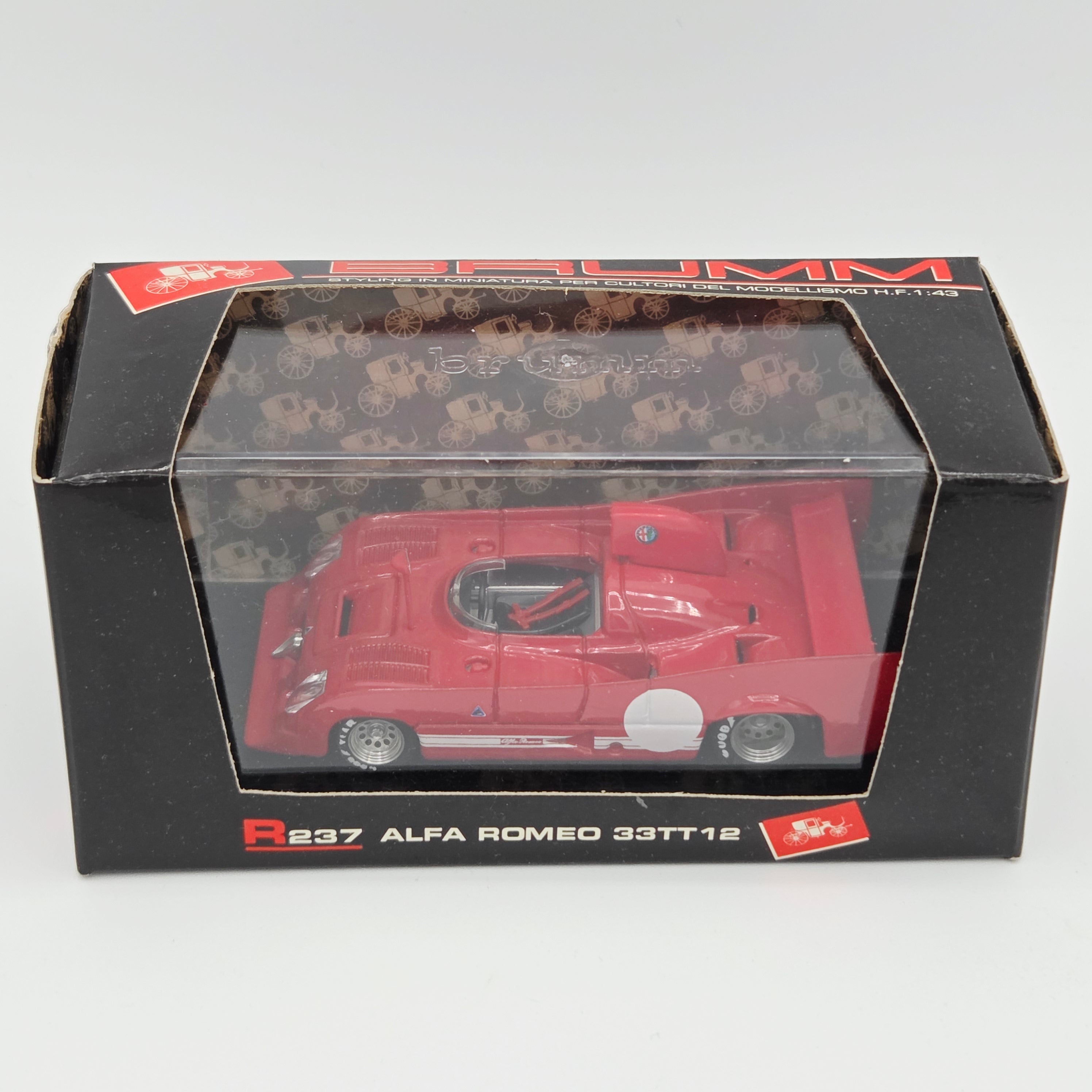 Brumm - R237 Alfa Romeo 33TT12 Race Car - 1:43 Scale Model