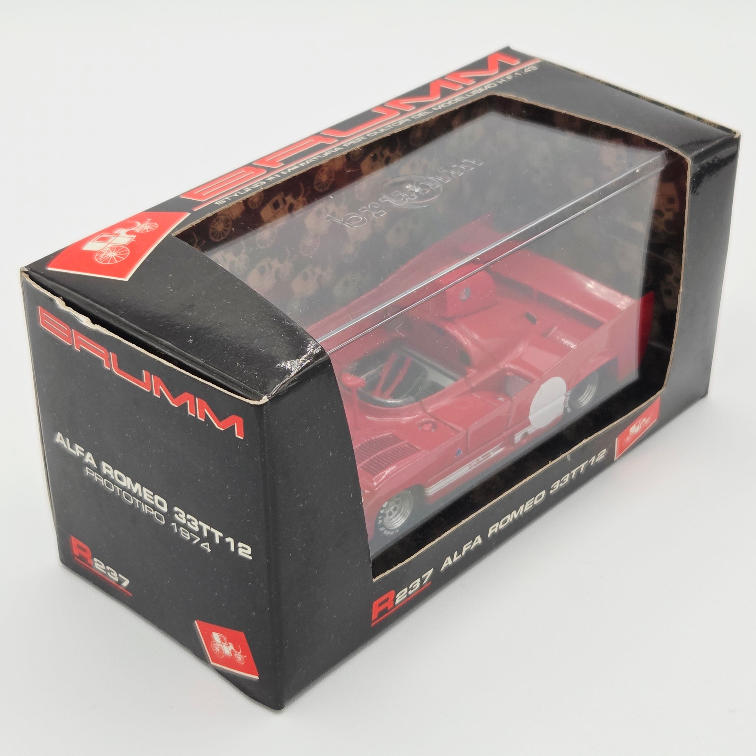 Brumm - R237 Alfa Romeo 33TT12 Race Car - 1:43 Scale Model