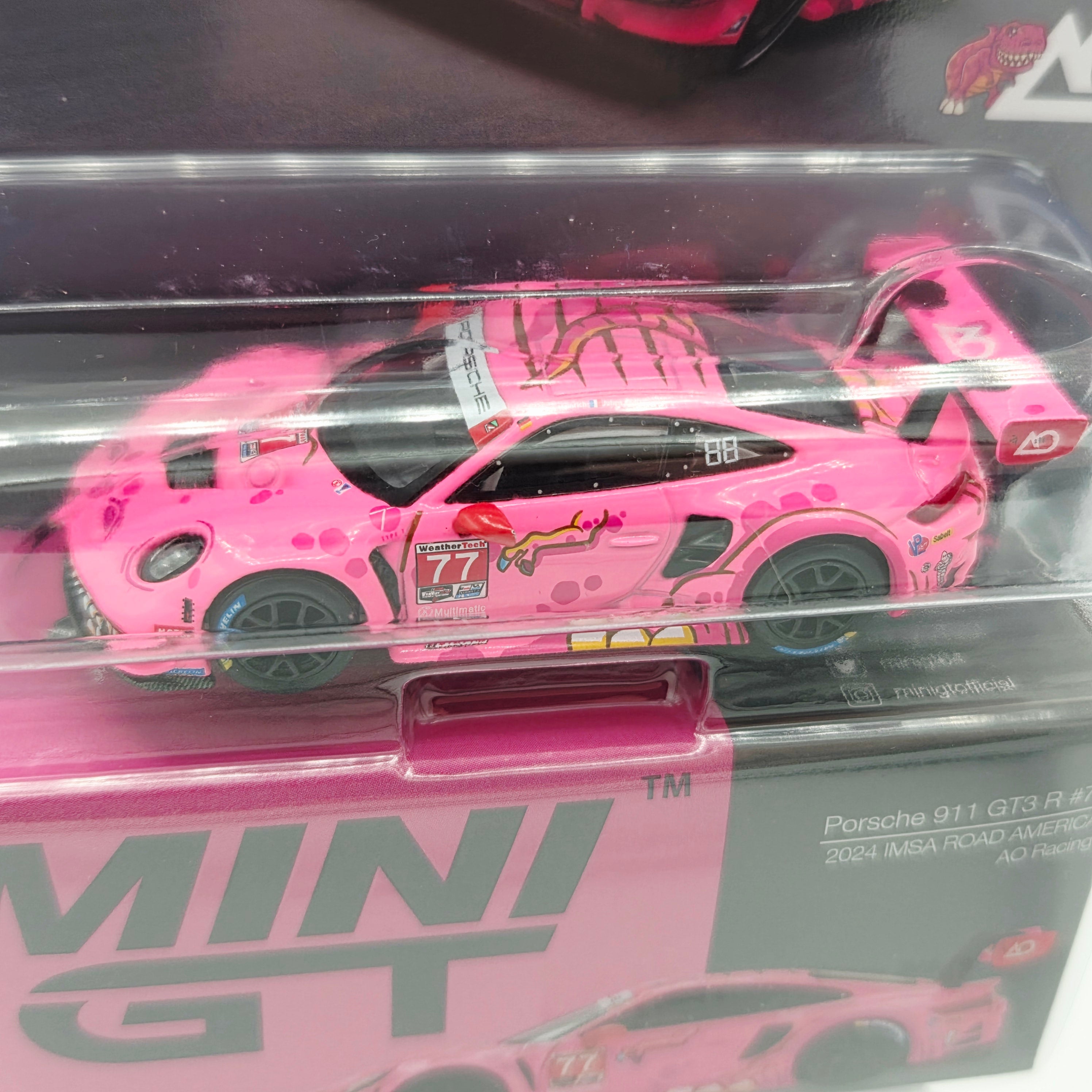 Mini GT Porsche 911 GT3 R #77 2024 IMSA Road America 