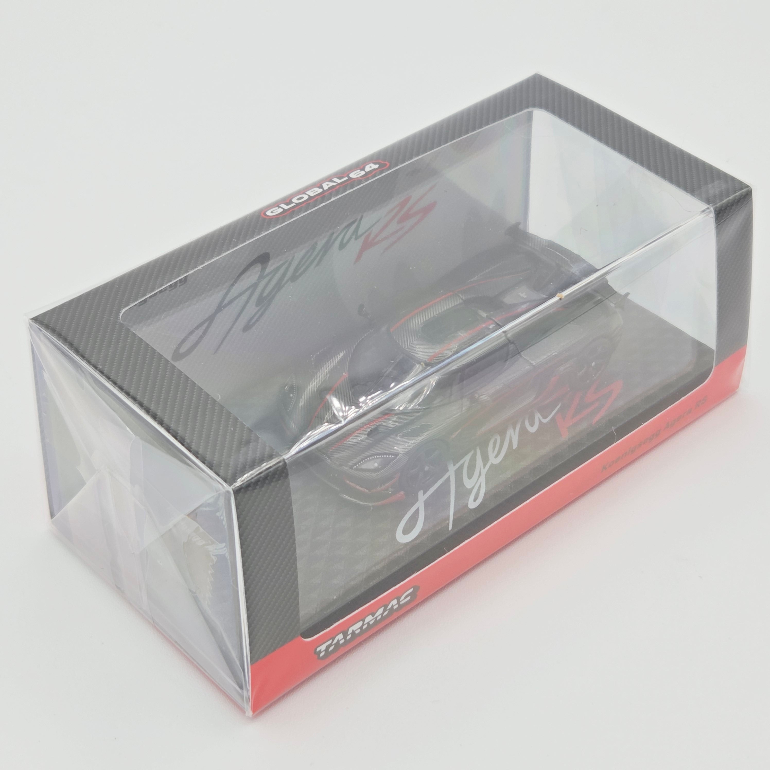 Tarmac Works Koenigsegg Agera RS - 1:64, Carbon Fiber Red Accents (2026 Global64)