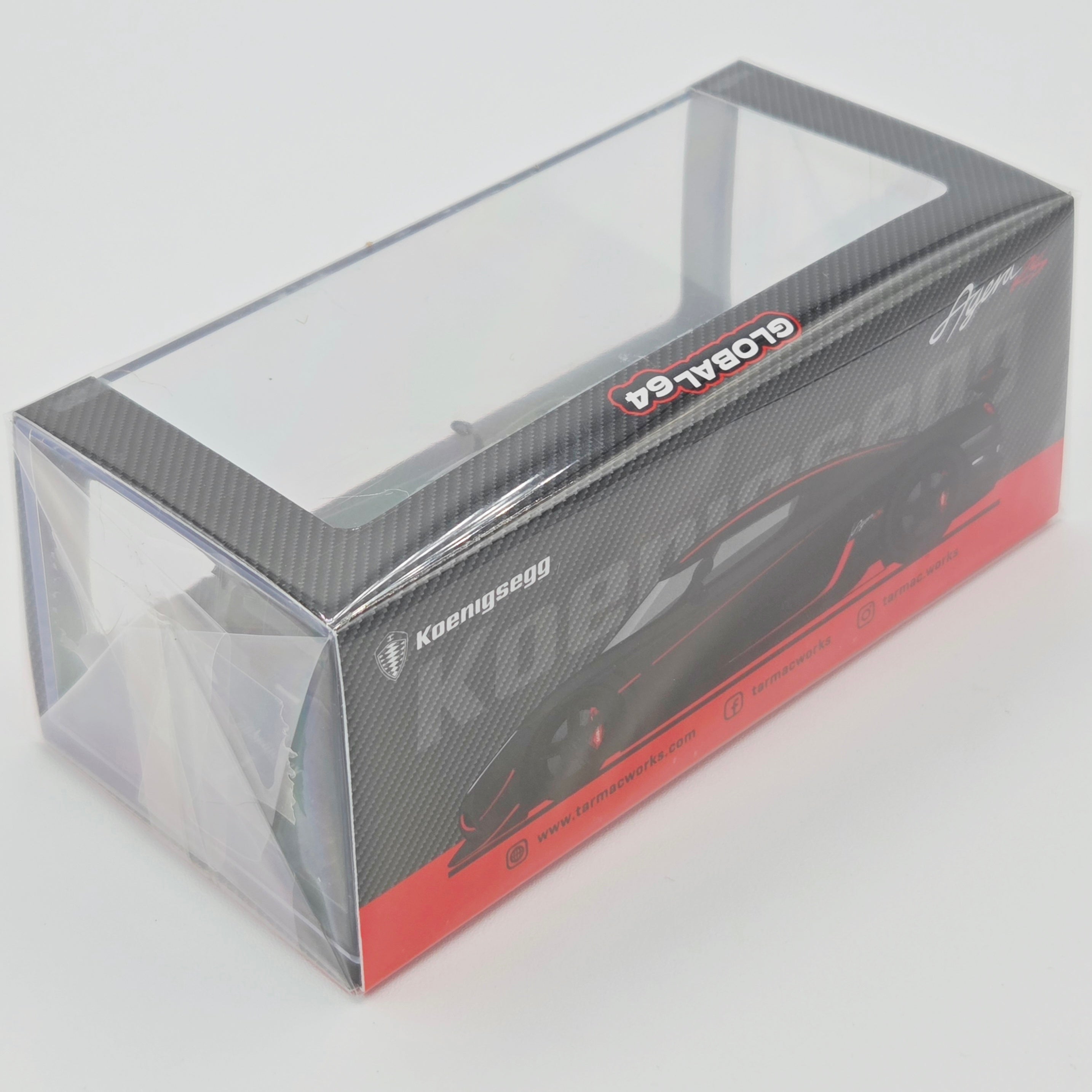 Tarmac Works Koenigsegg Agera RS - 1:64, Carbon Fiber Red Accents (2026 Global64)