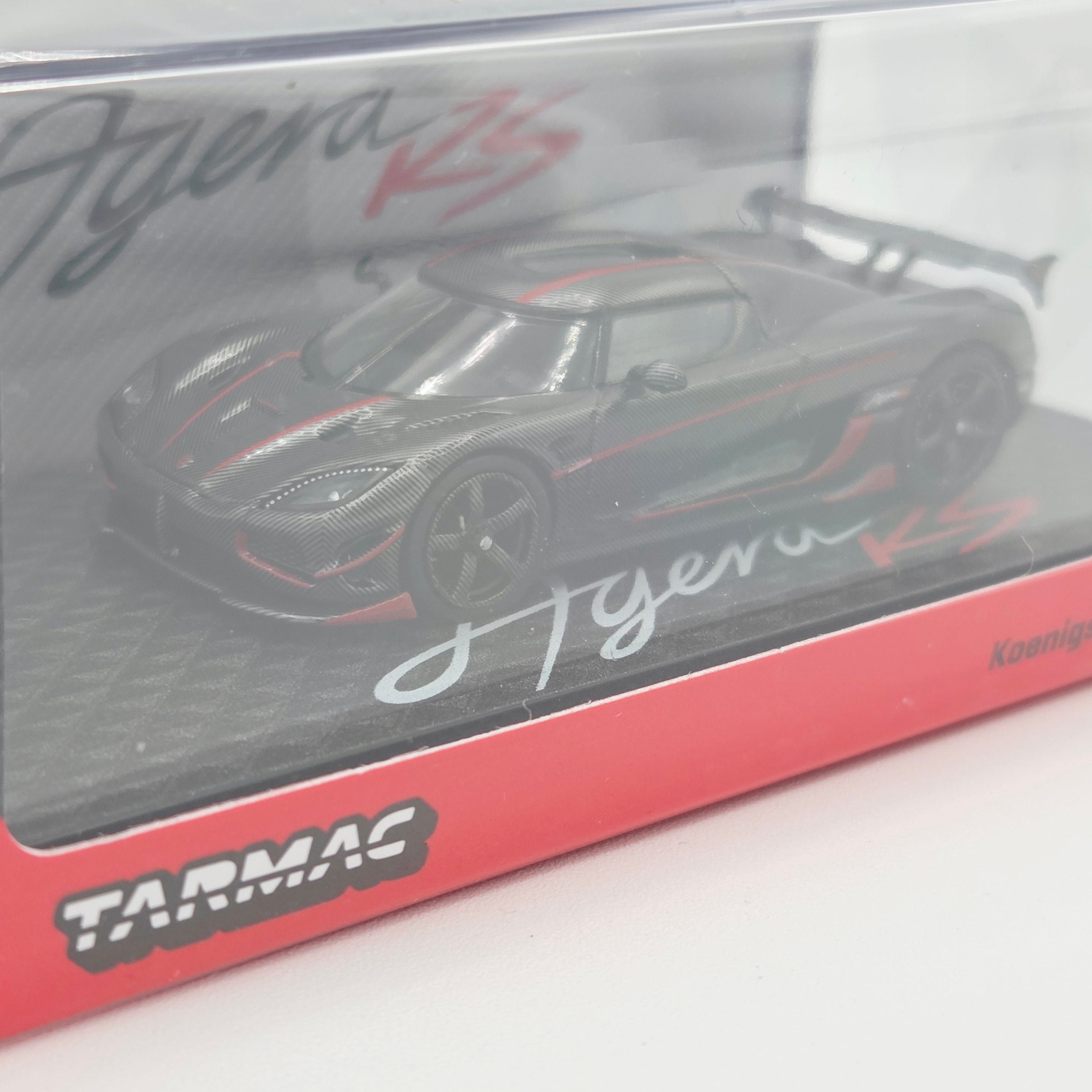 Tarmac Works Koenigsegg Agera RS - 1:64, Carbon Fiber Red Accents (2026 Global64)