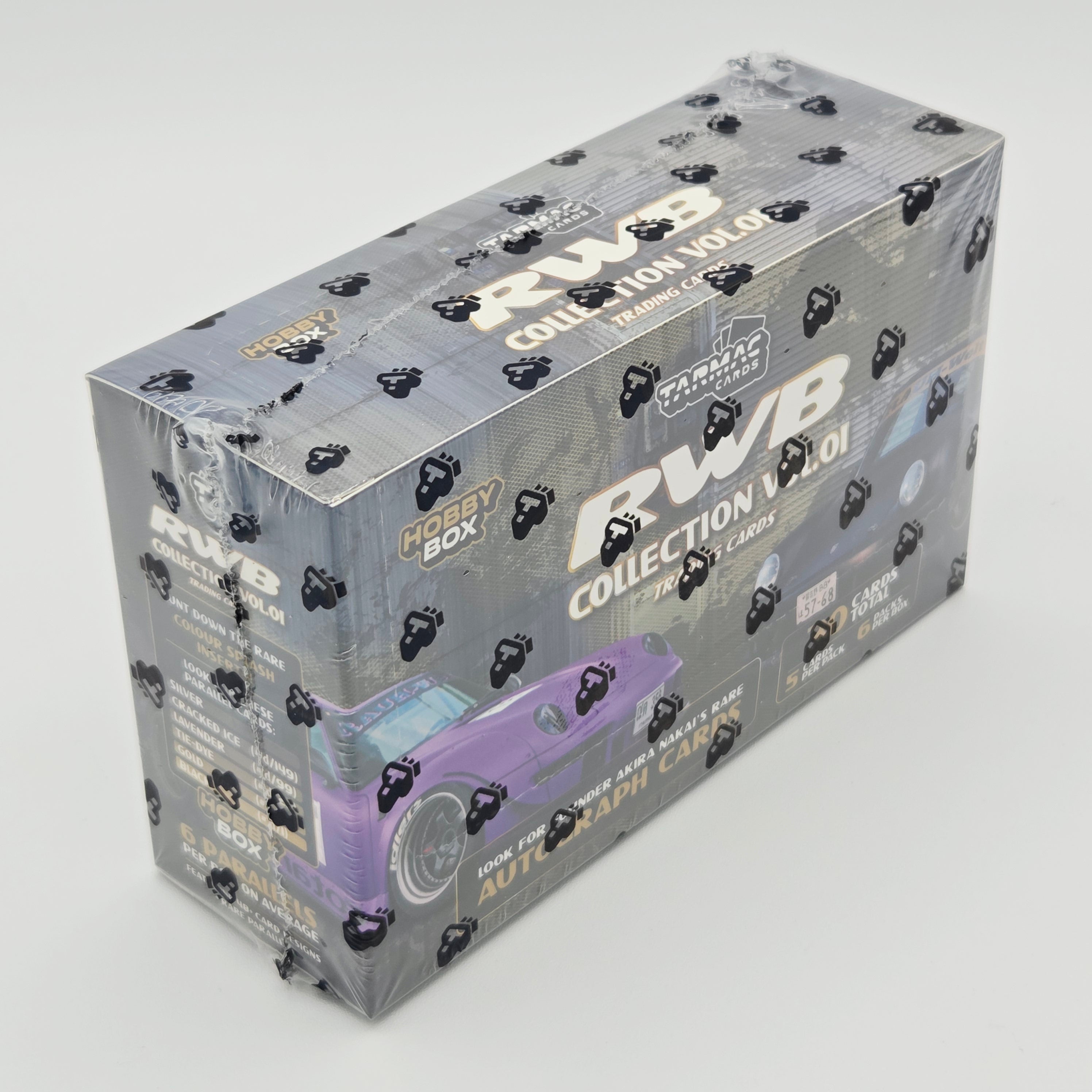 Tarmac Works - RWB Collection Trading Cards Vol. 01 Box (6 Packs, 30 Cards) Limited Edition
