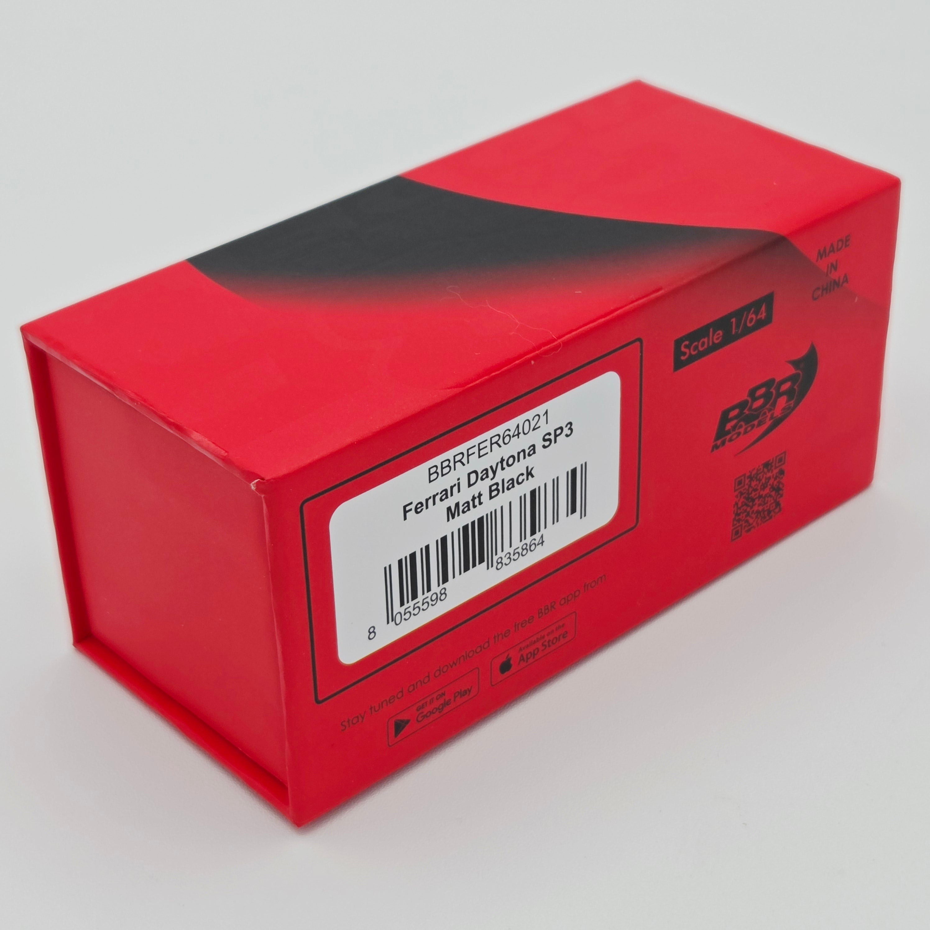BBR Models Ferrari Daytona SP3 - 1:64, Matte Black (2026 Limited Edition)