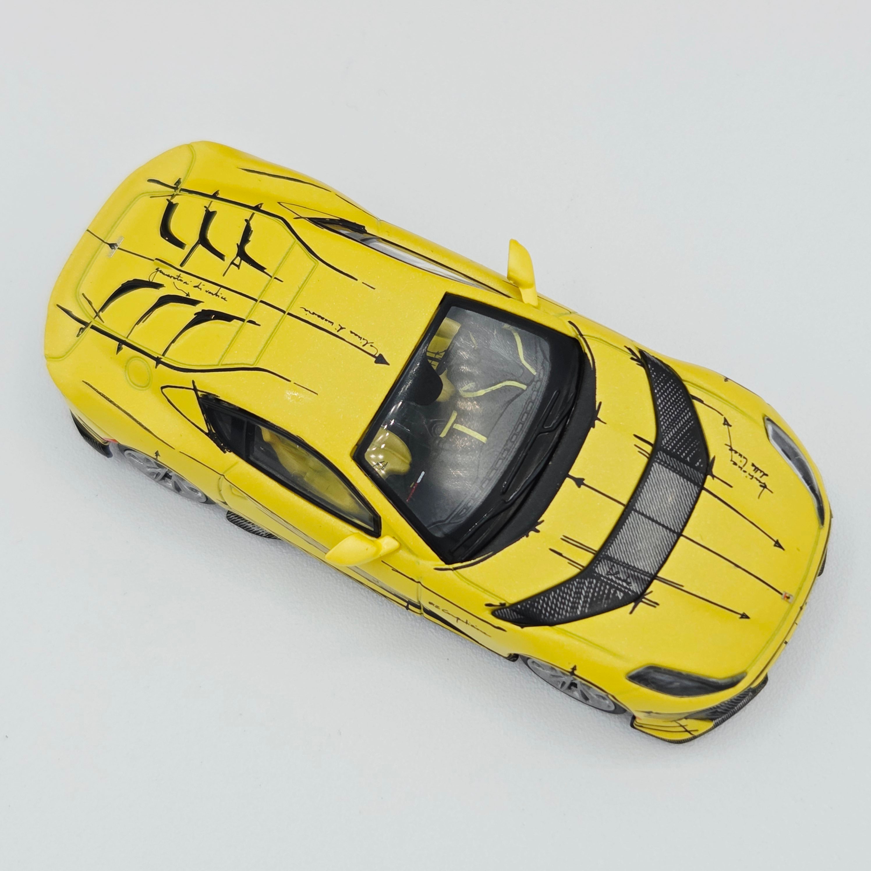 BBR Models Ferrari 812 Competizone Tailor Made - 1:64, Matte Yellow (2026 Limited Edition)