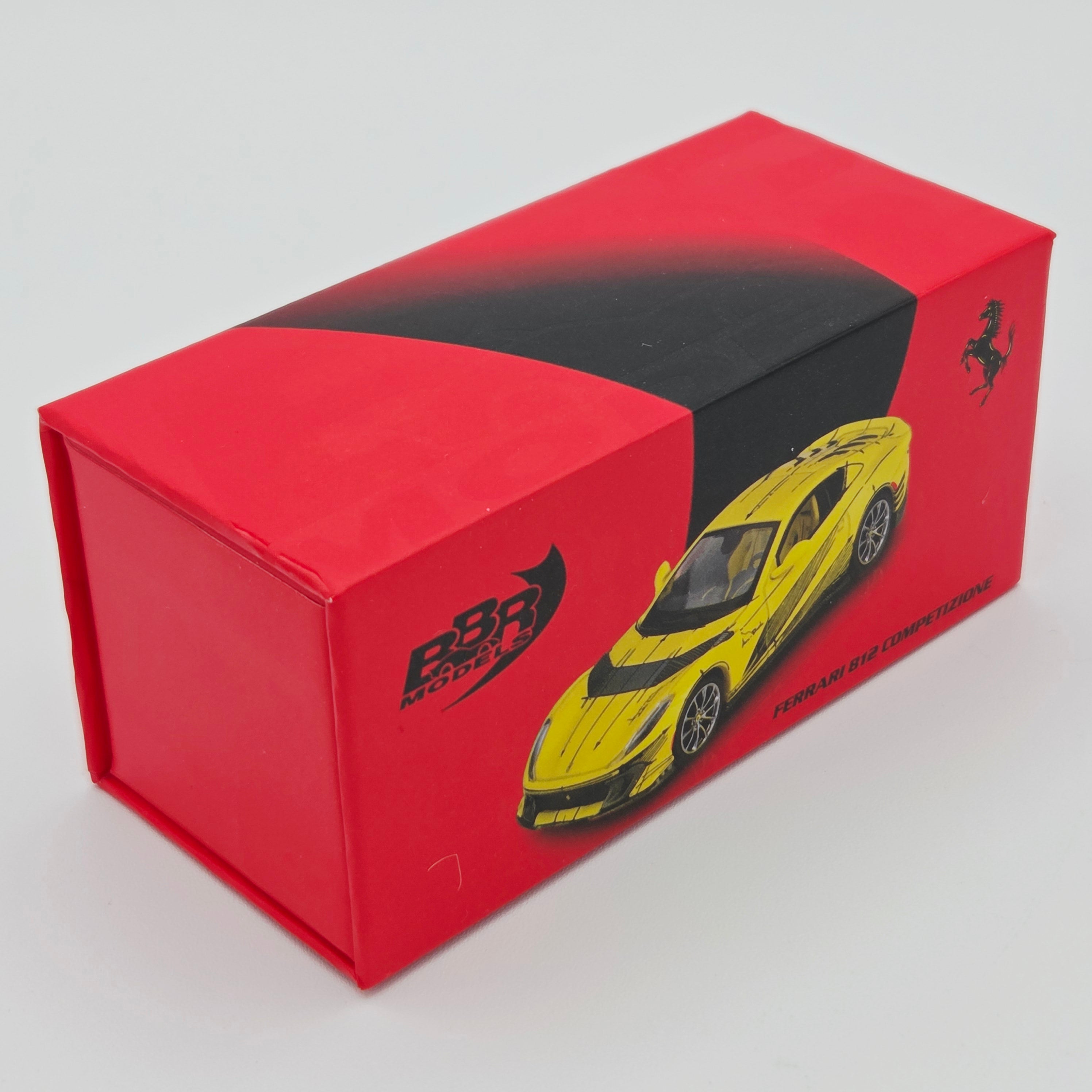 BBR Models Ferrari 812 Competizone Tailor Made - 1:64, Matte Yellow (2026 Limited Edition)