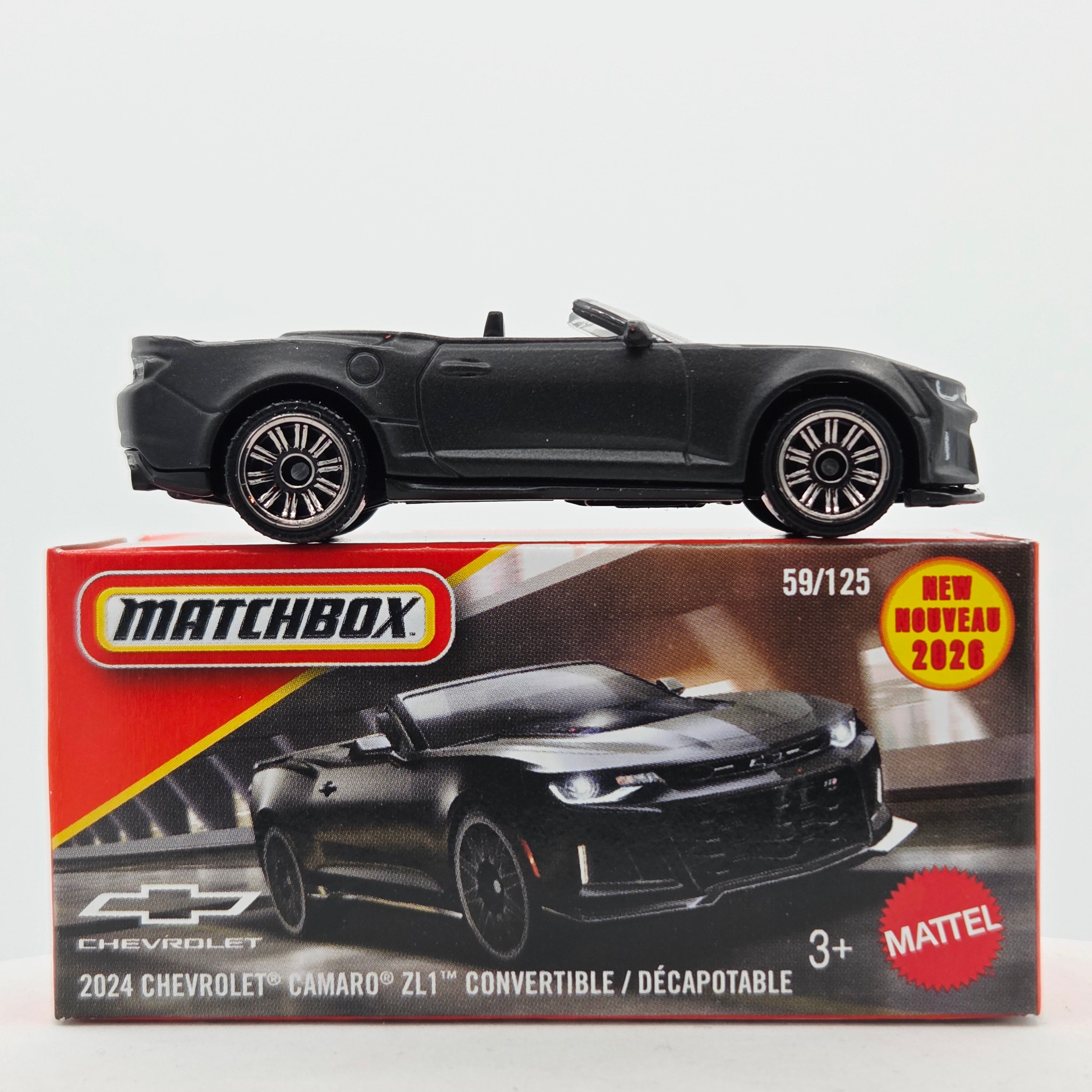 Matchbox '24 Chevrolet Camaro ZL1 Convertible (2026 Mix 6 F Basic - Power Grabs)