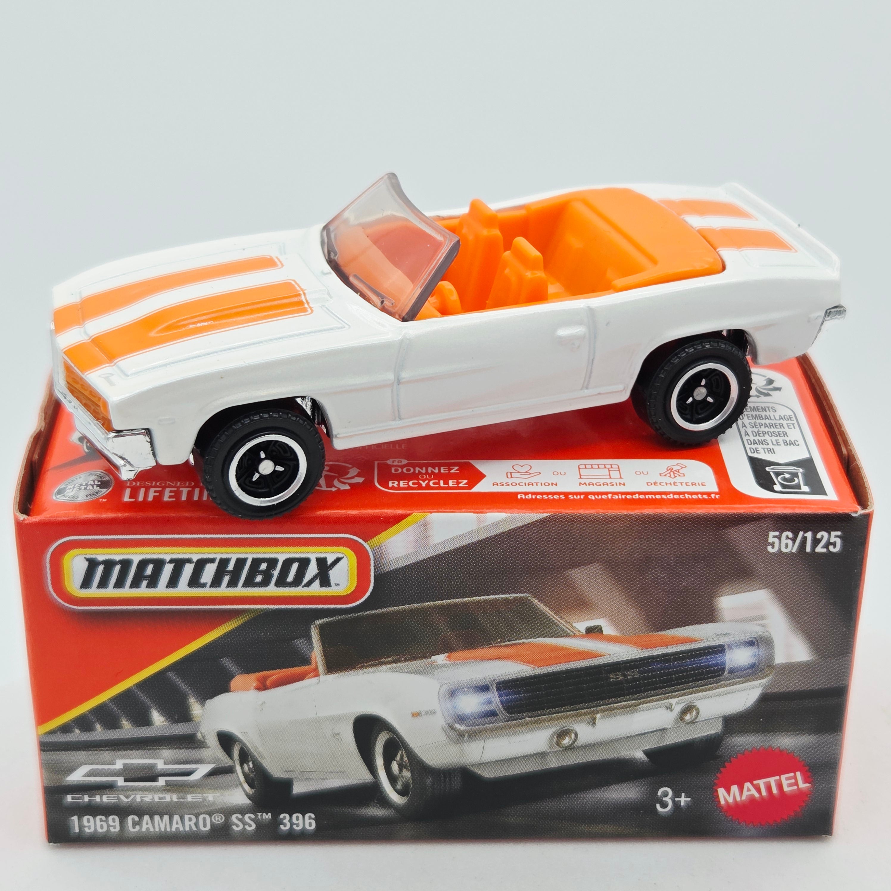 Matchbox '69 Chevrolet Camaro SS 396 (2026 Mix 6 F Basic - Power Grabs)