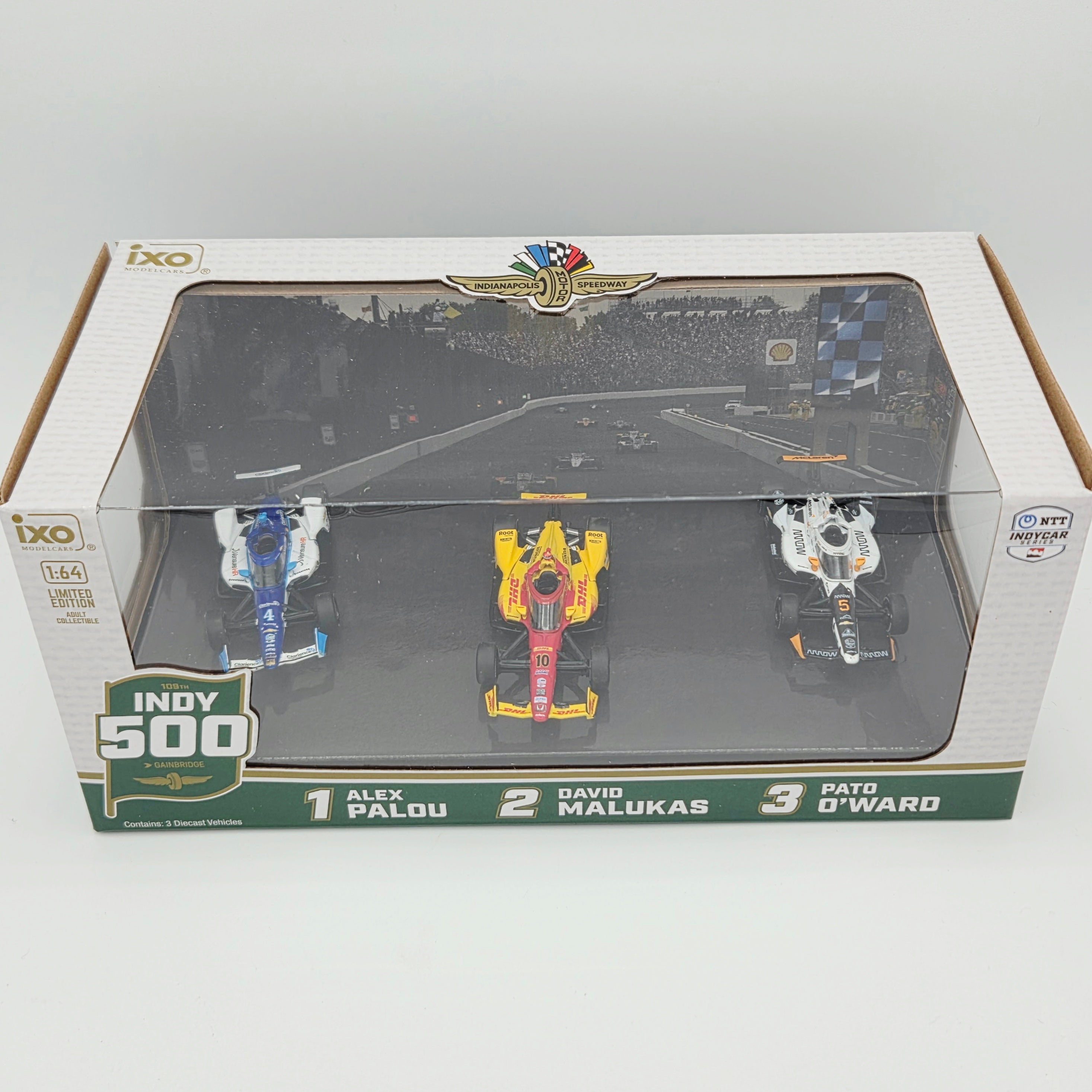 iXO Model Cars - 2025 Indy 500 Victory Row Collector's Set - 1:64 Palo