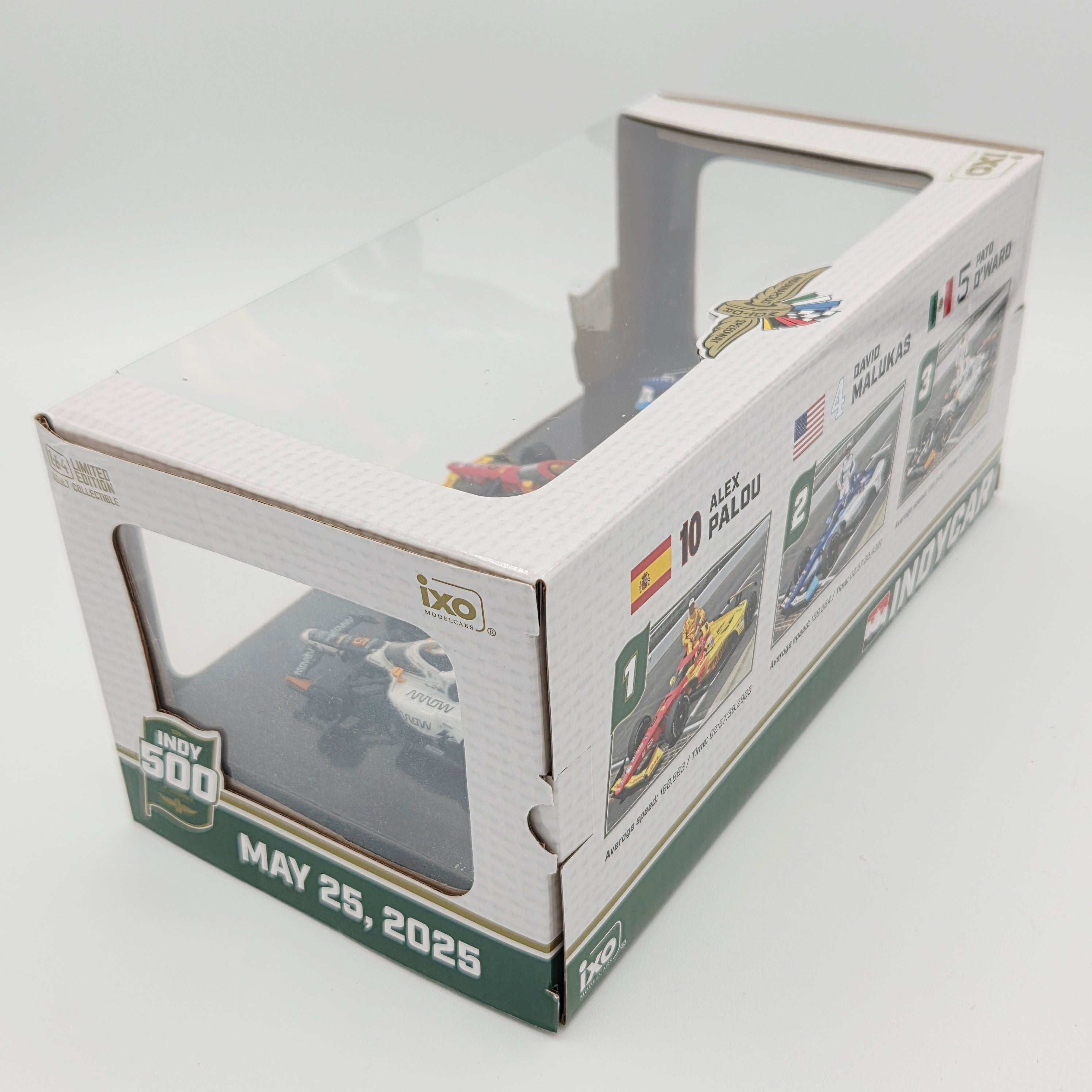 iXO Model Cars - 2025 Indy 500 Victory Row Collector's Set - 1:64 Palou / Malukas / O'Ward (2026 Limited Edition)