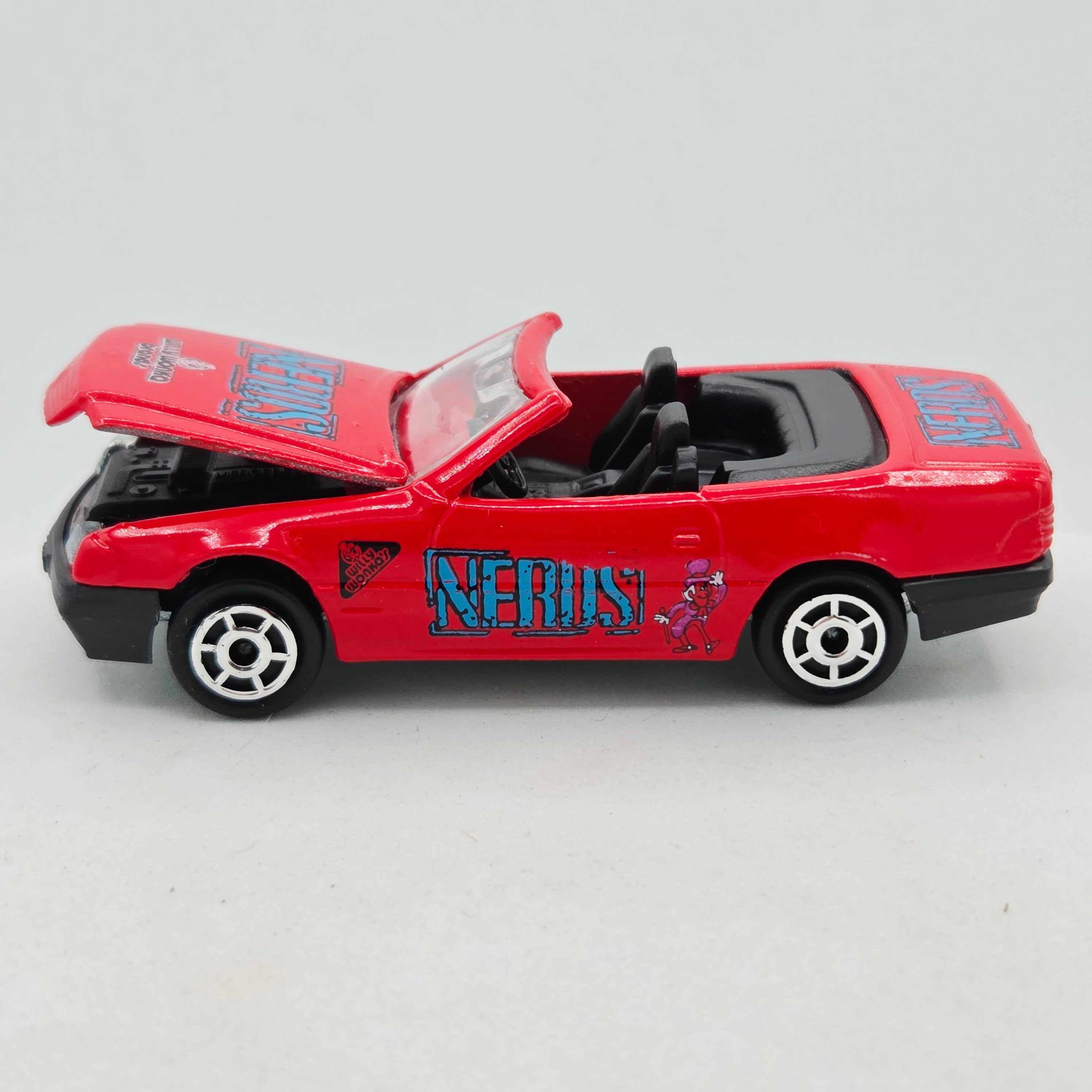 Majorette Mercedes 500 SL w/ opening hood "Nerds" (1993 200 Series)
