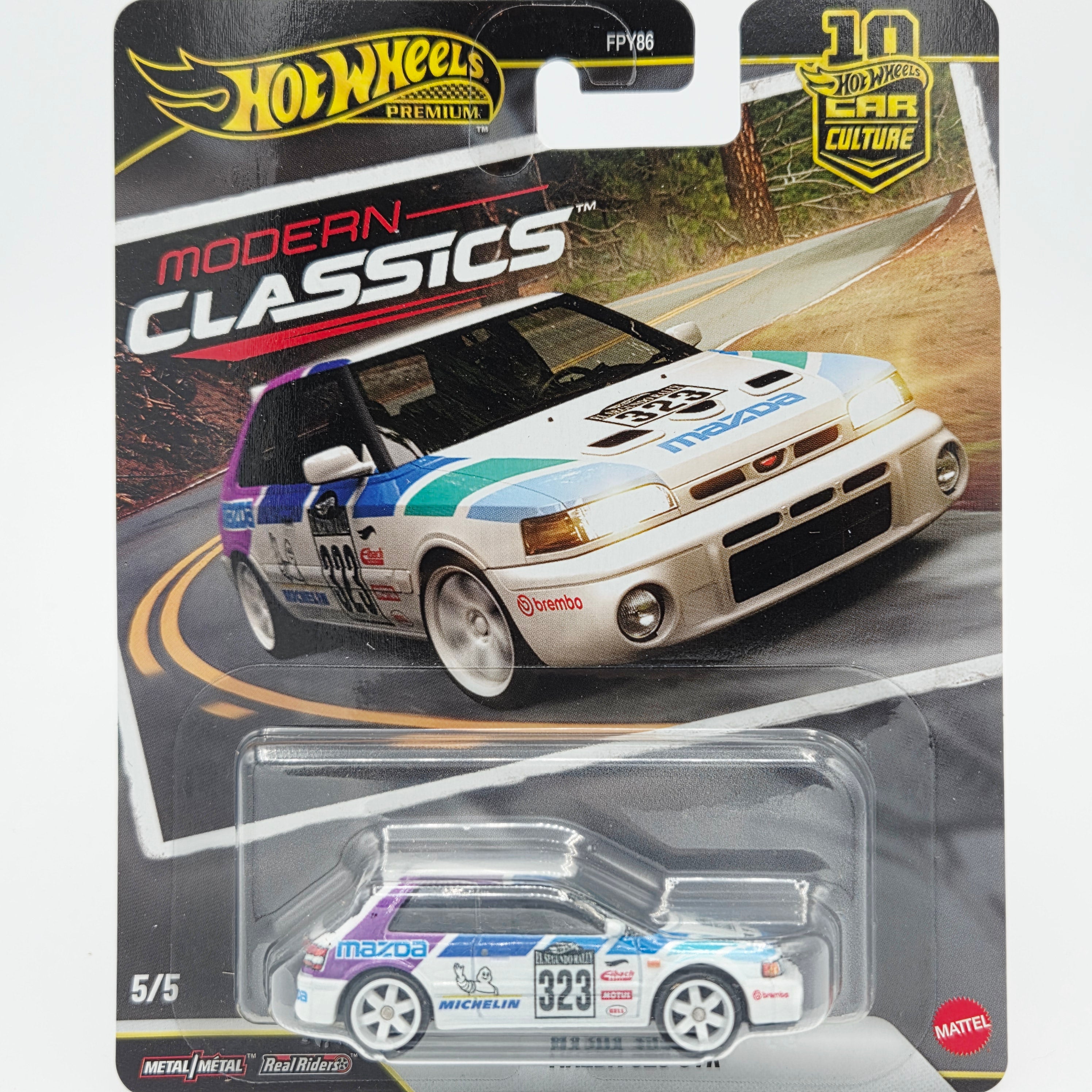 ୨ৎ Hot Wheels Mazda 323 GTR (2026 Car Culture Case S - Modern Classics)