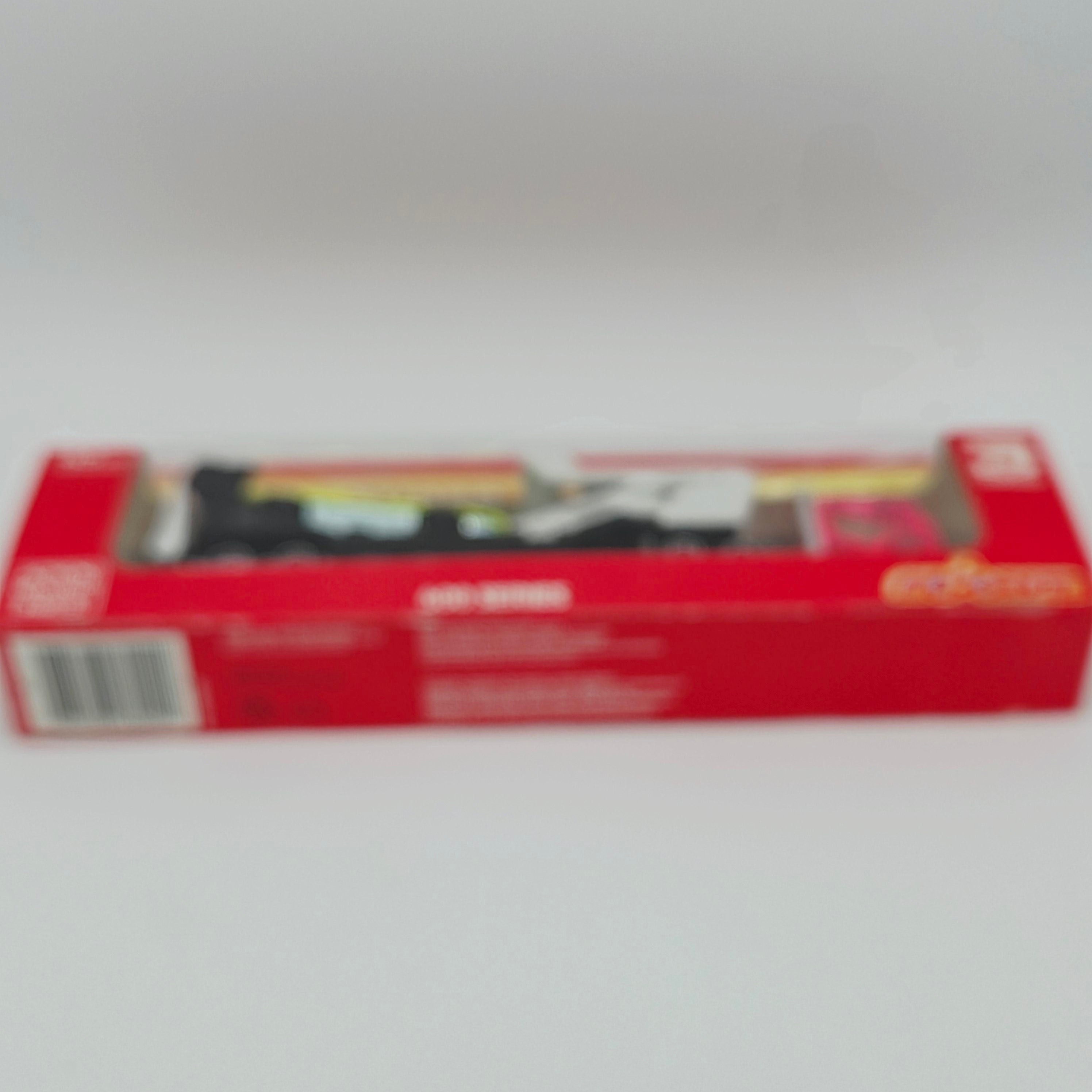 Majorette Ford CL9000 COE Semi Cab Transporter Truck w/ Pontiac Trans Am - 1:87, Unpunched Card (1990s Super Movers 600 Series)