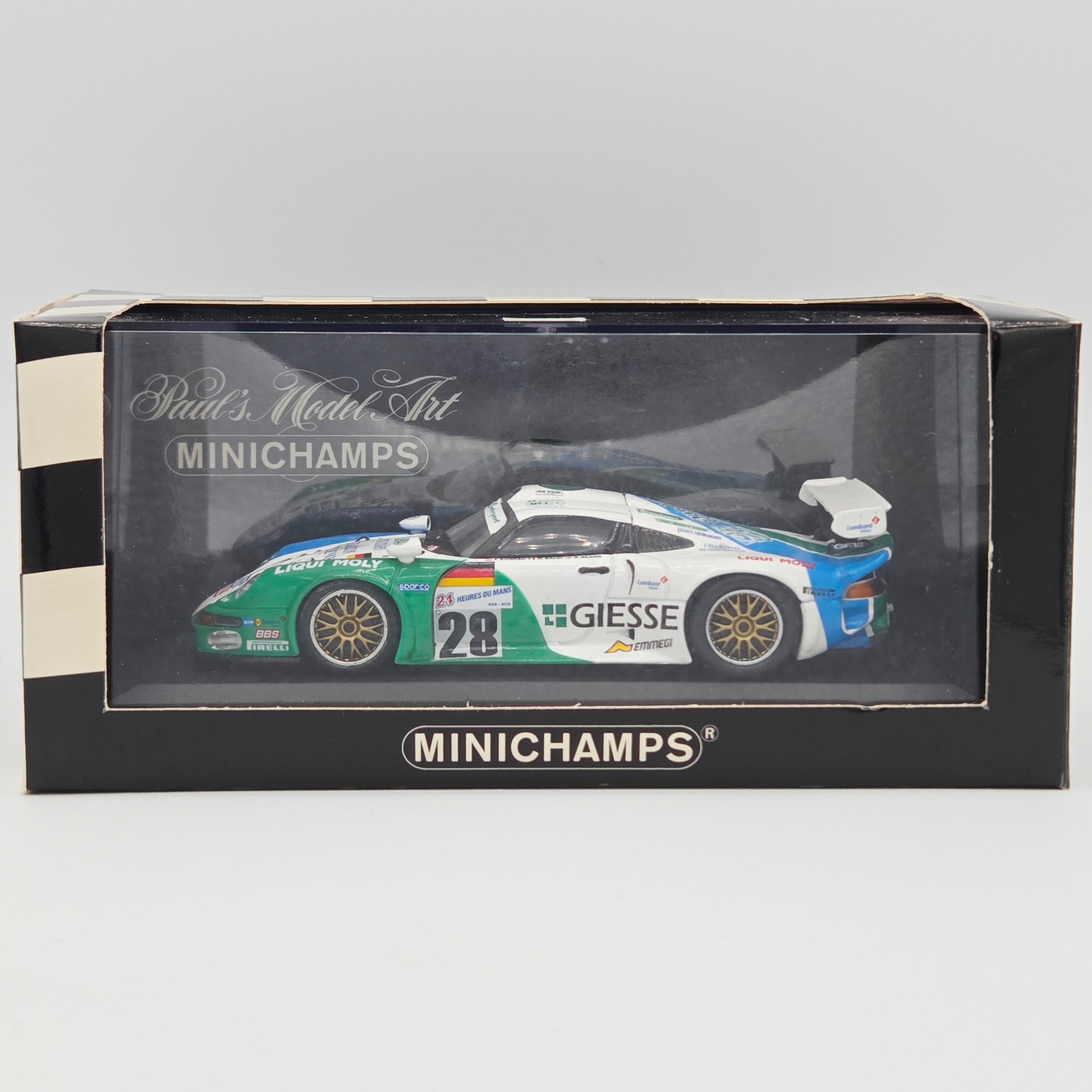 Minichamps Porsche 911 GT 1 Le Mans 1997 - 1:43, Conrad Motorsport (Paul's Model Art - Limited Edition)