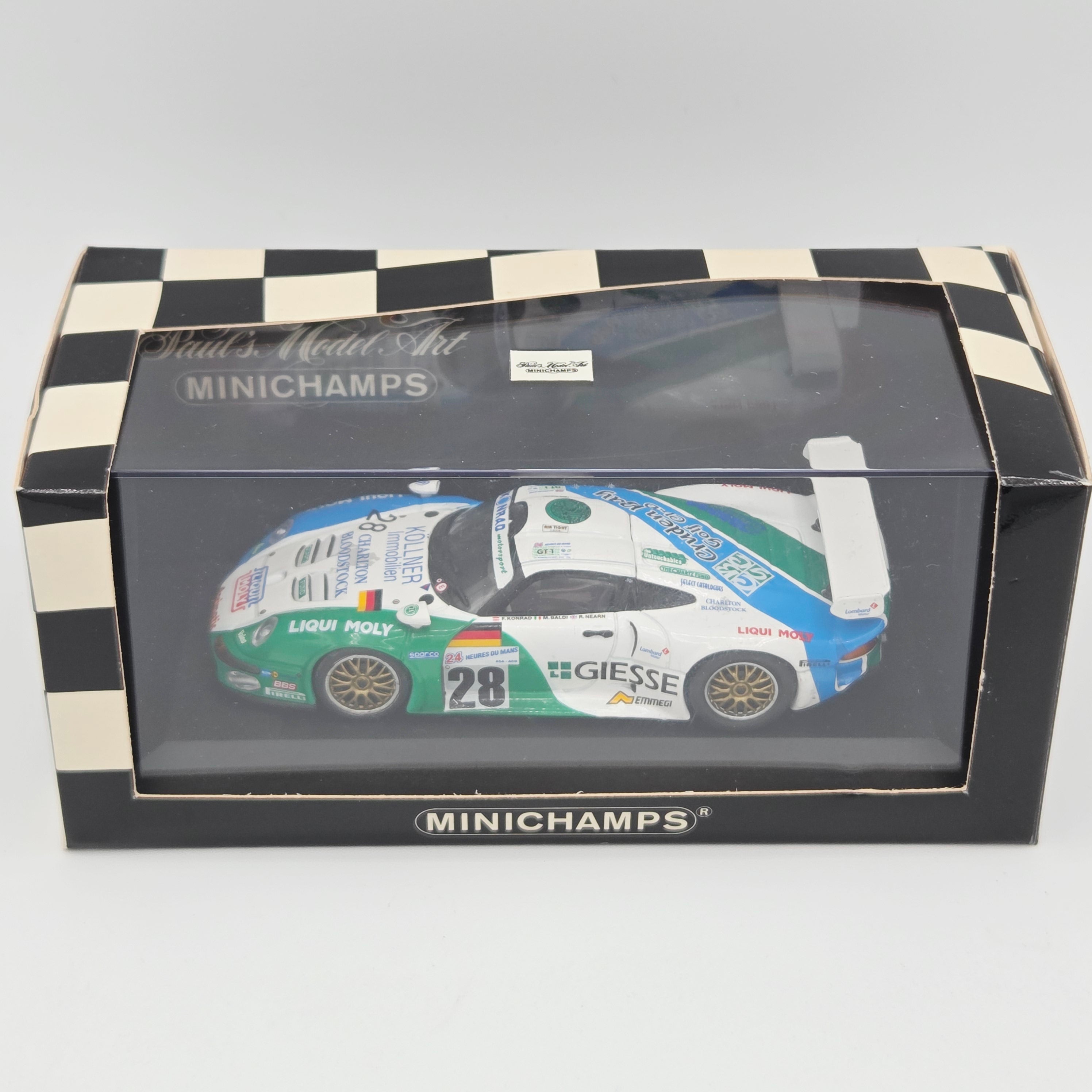 Minichamps Porsche 911 GT 1 Le Mans 1997 - 1:43, Conrad Motorsport (Paul's Model Art - Limited Edition)