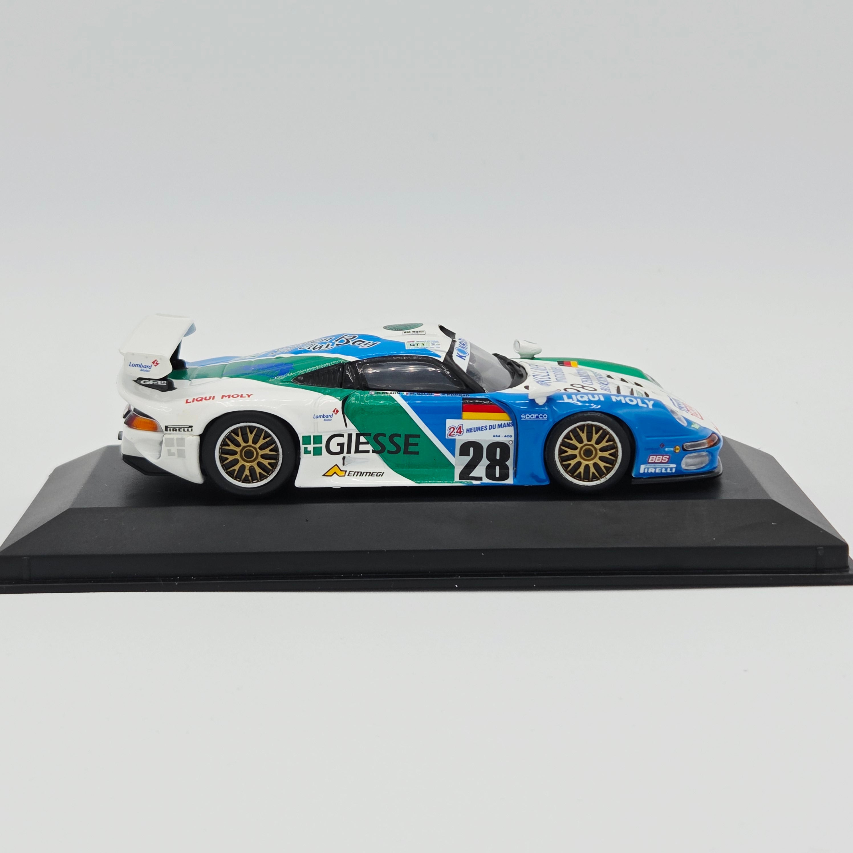 Minichamps Porsche 911 GT 1 Le Mans 1997 - 1:43, Conrad Motorsport (Paul's Model Art - Limited Edition)