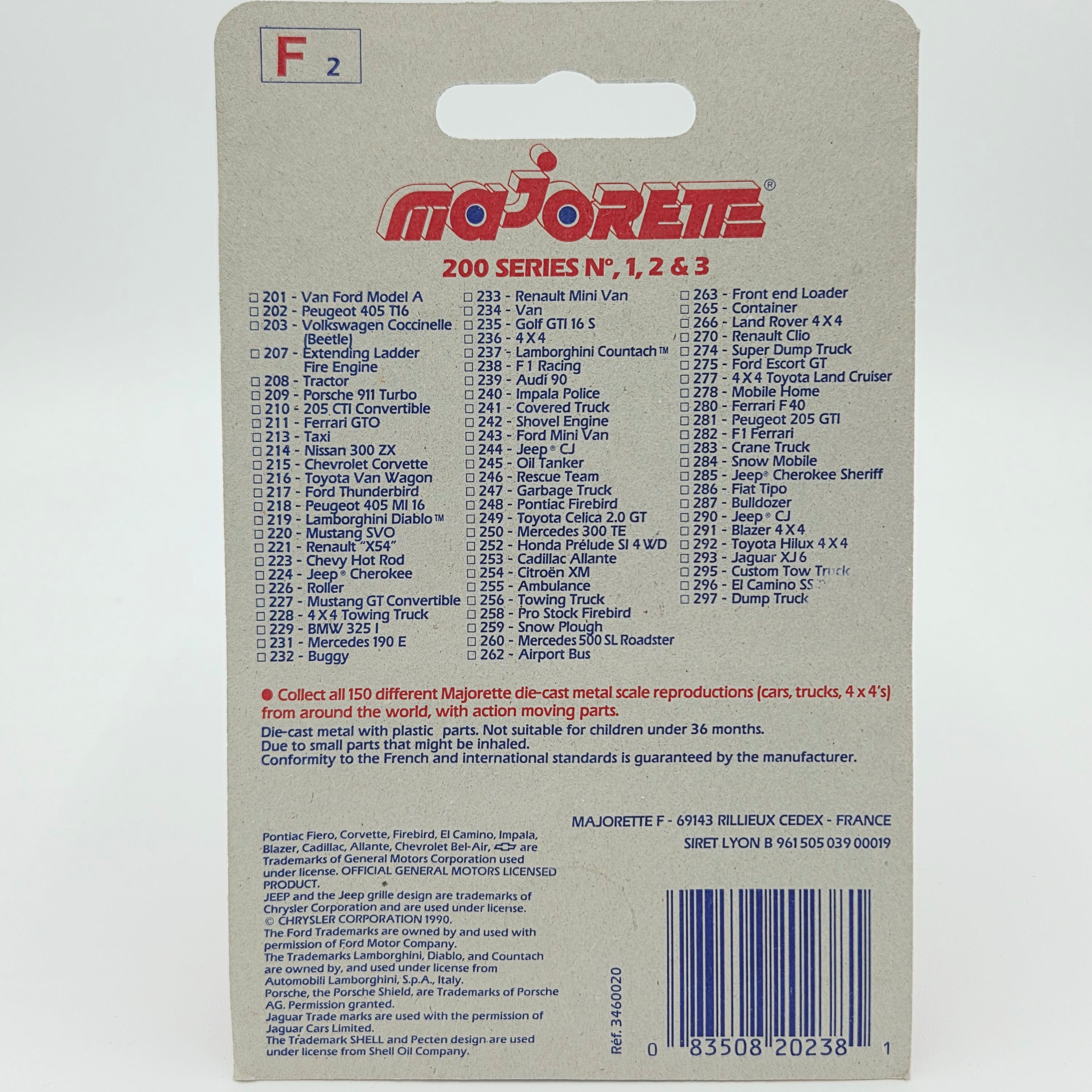 Majorette Ford Mini Van "Splish Splash" #243 (1994 Movers 200 Series)